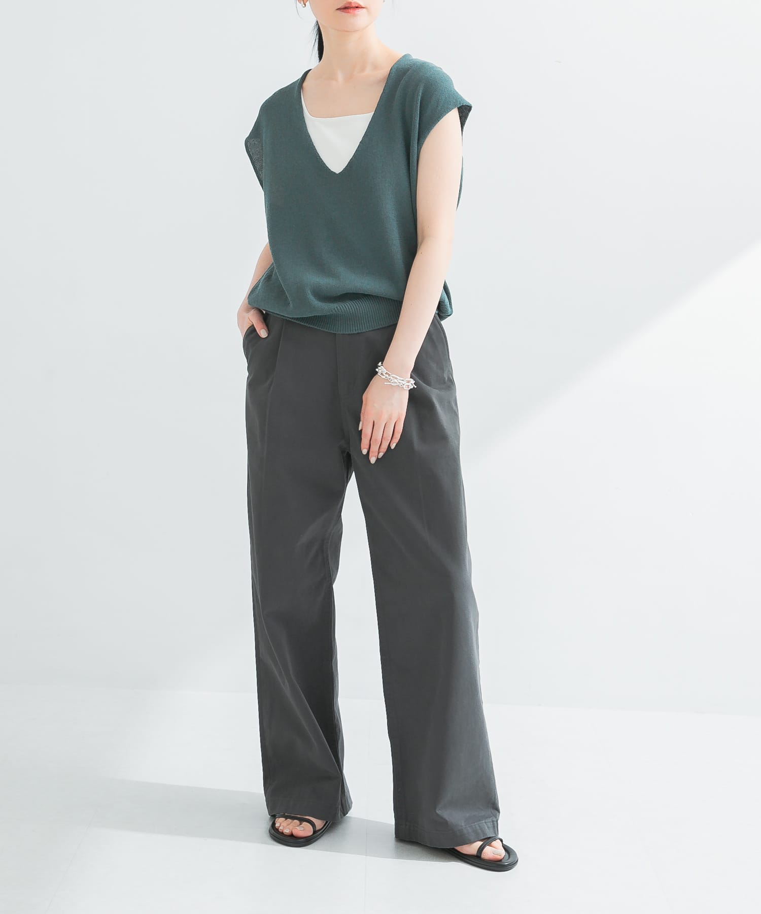 身長：170cm サイズ：40