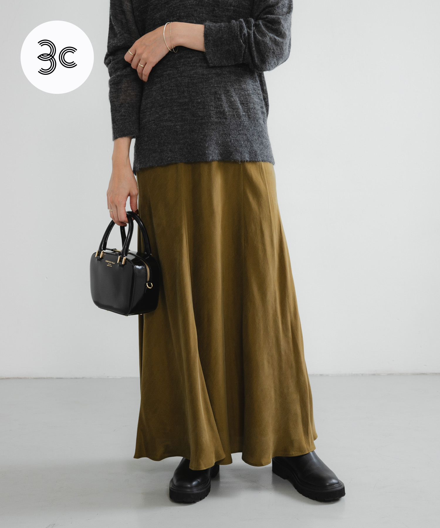 『MADE IN JAPAN』キュプラフィブリルロングスカート