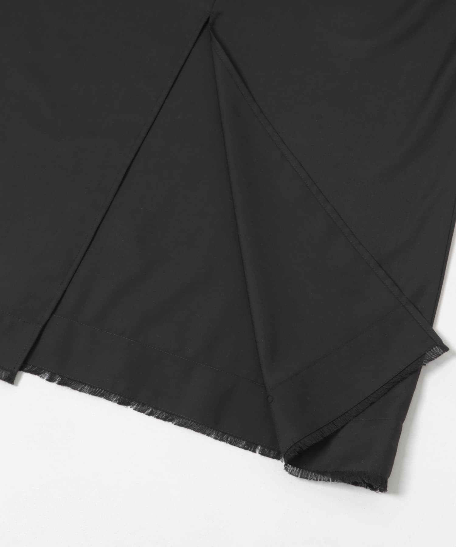 new basic　深Vネックワンピース BLACK FREE