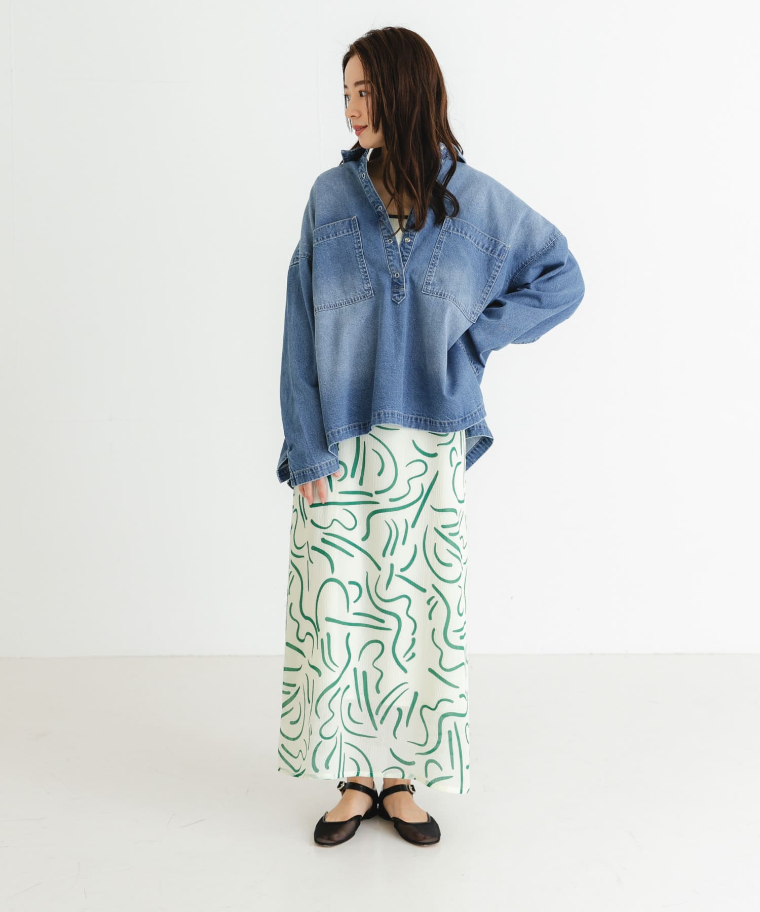 身長：162cm サイズ：FREE