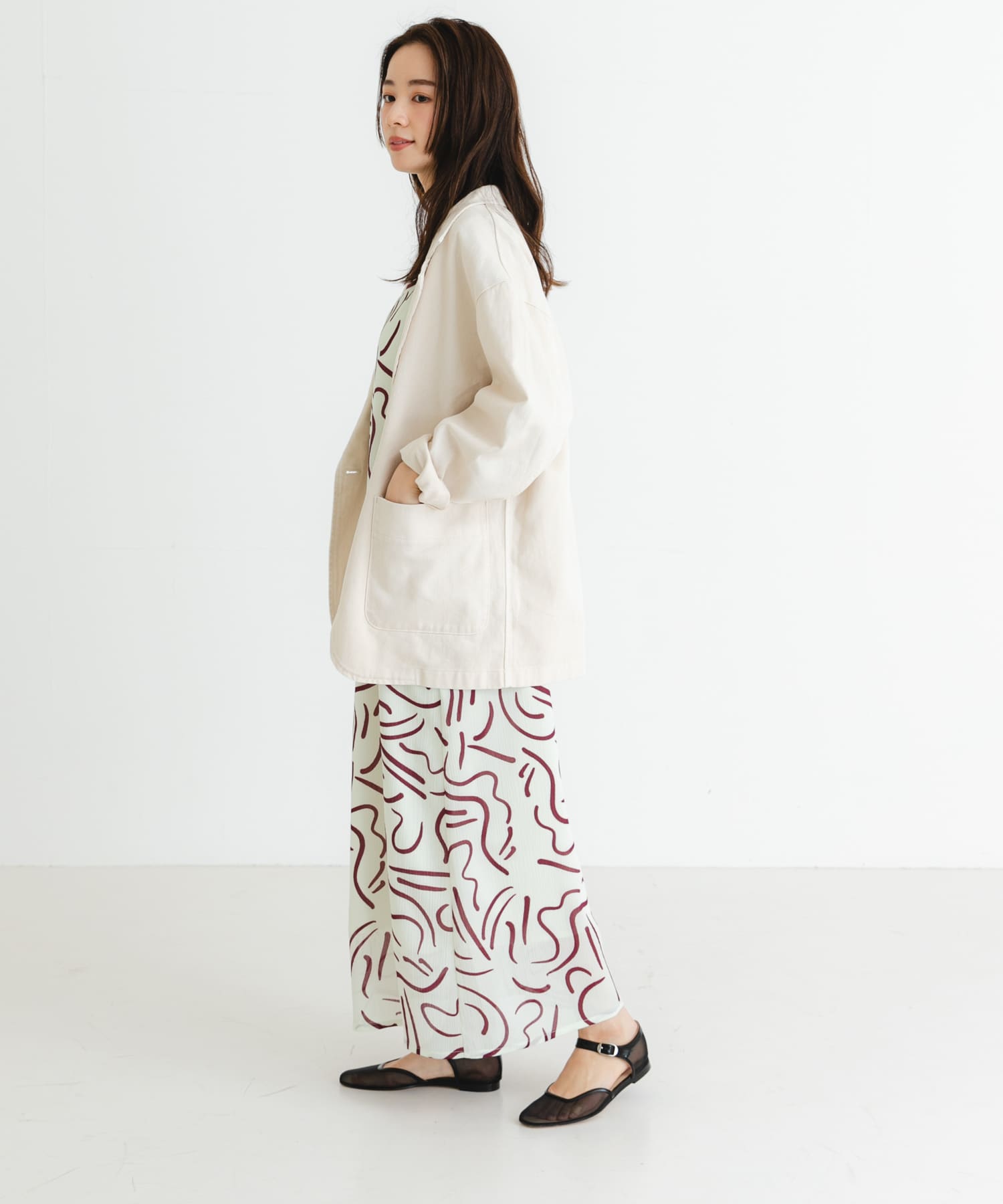 身長：162cm サイズ：FREE