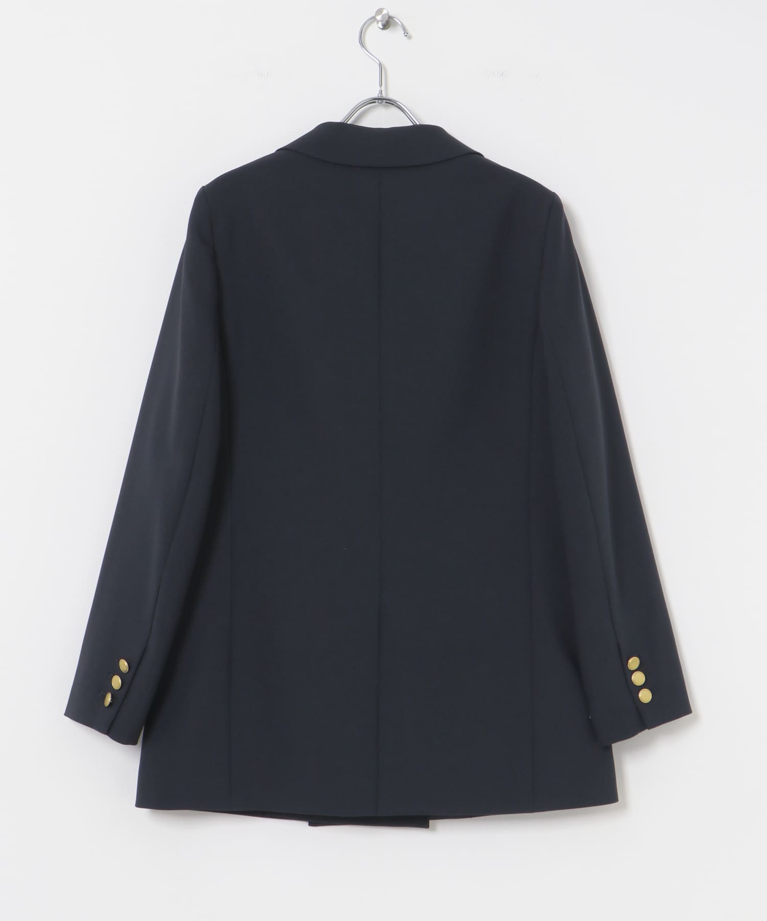 『2サイズ展開』ダブルブレストブレザージャケット NAVY 36