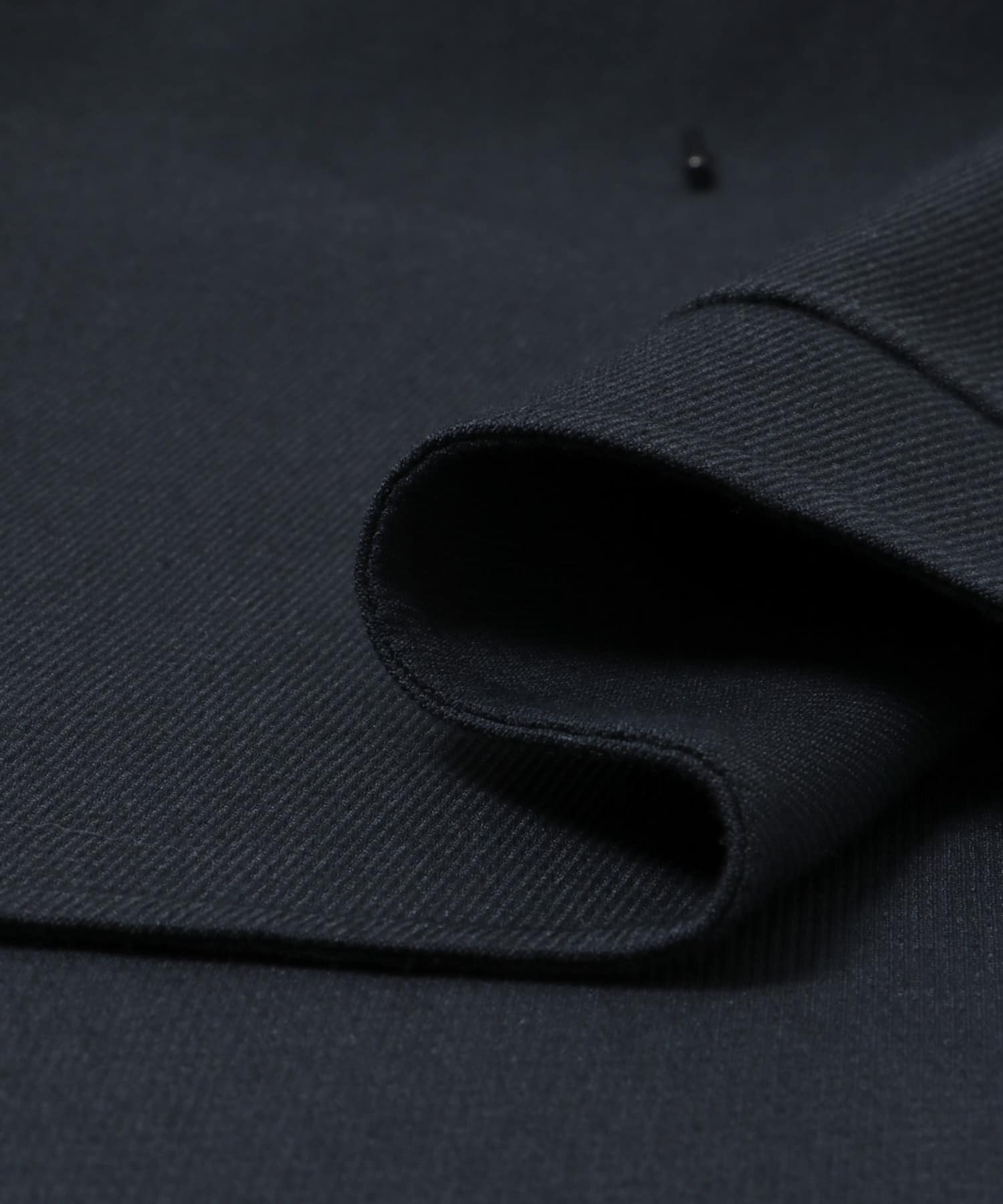 ツイルノーカラーリバーコート NAVY FREE