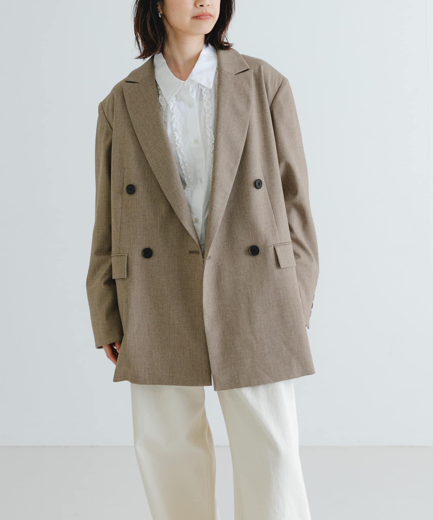 『2サイズ展開』ダブルオーバーテーラードジャケット