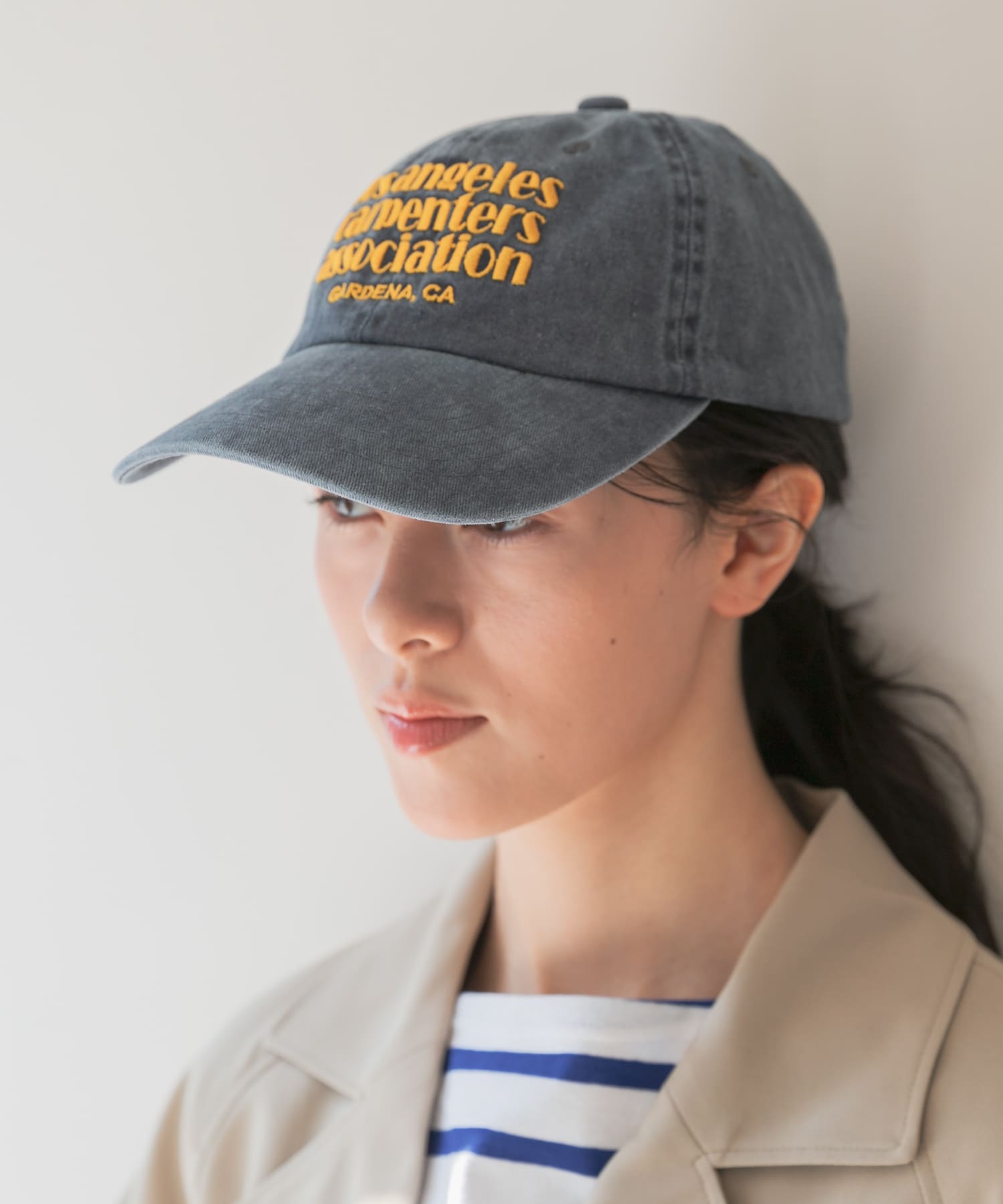 ピグメントロゴCAP NAVY FREE