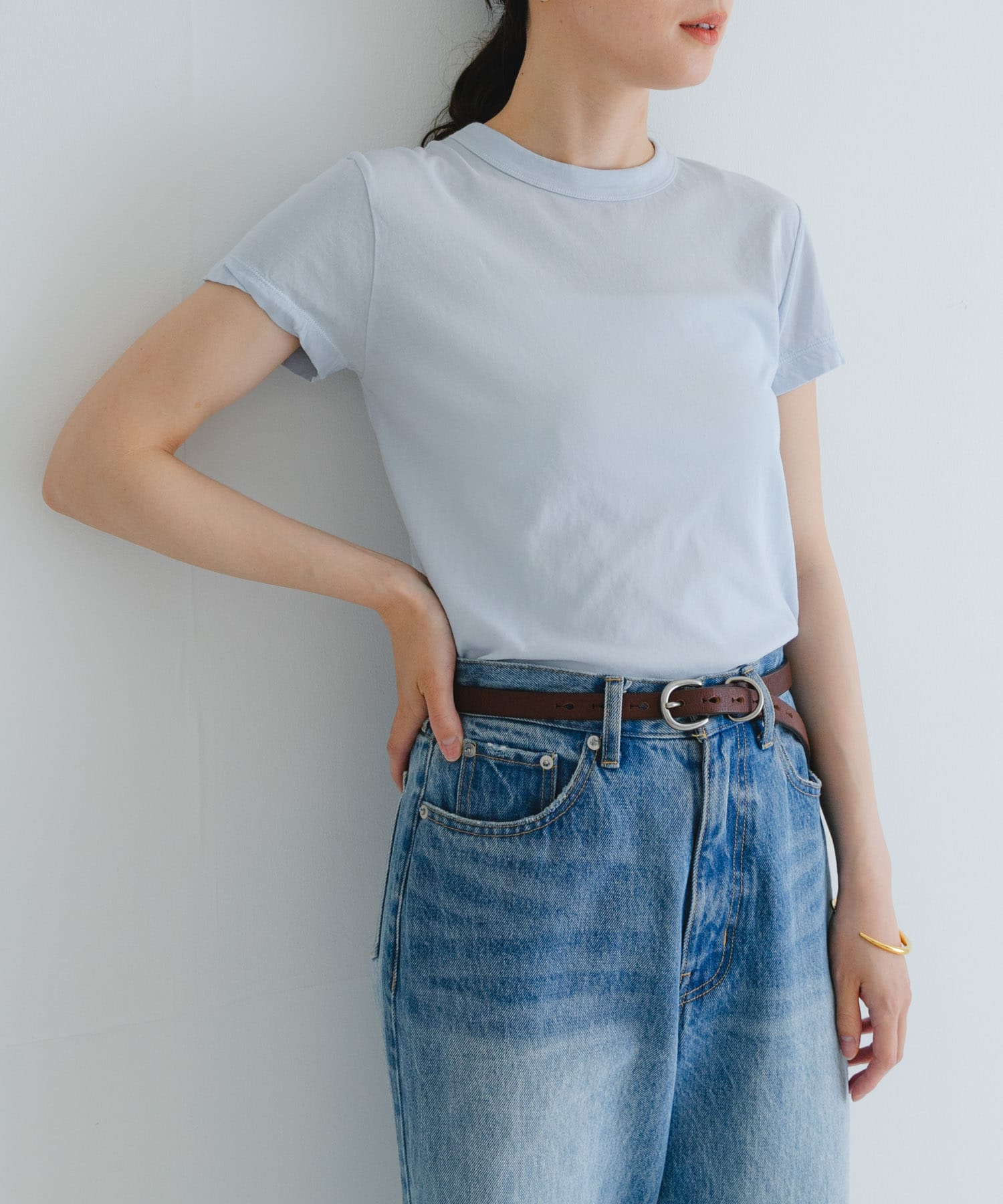 レザーベルト BROWN FREE