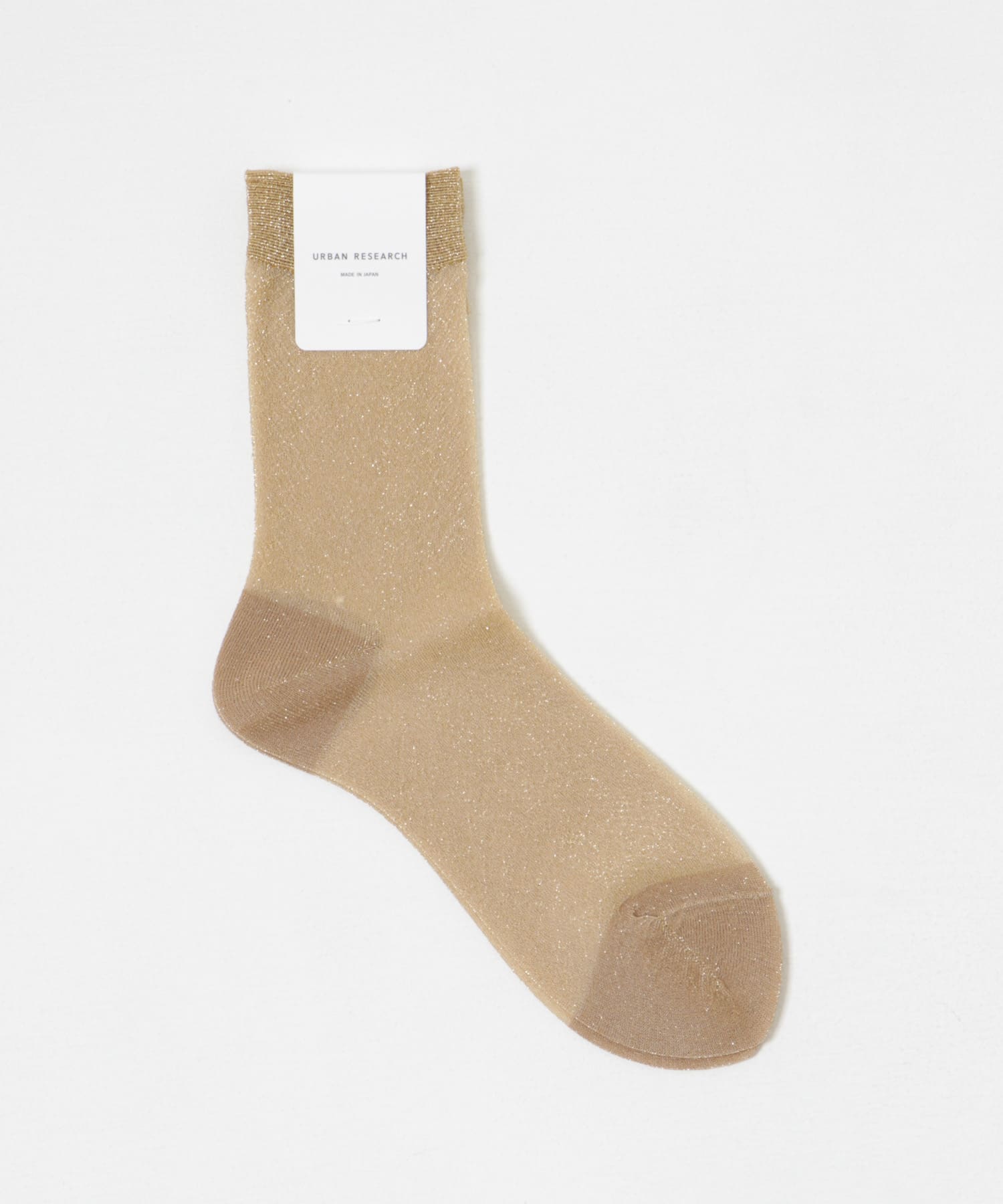 ラメシアーソックス BEIGE FREE