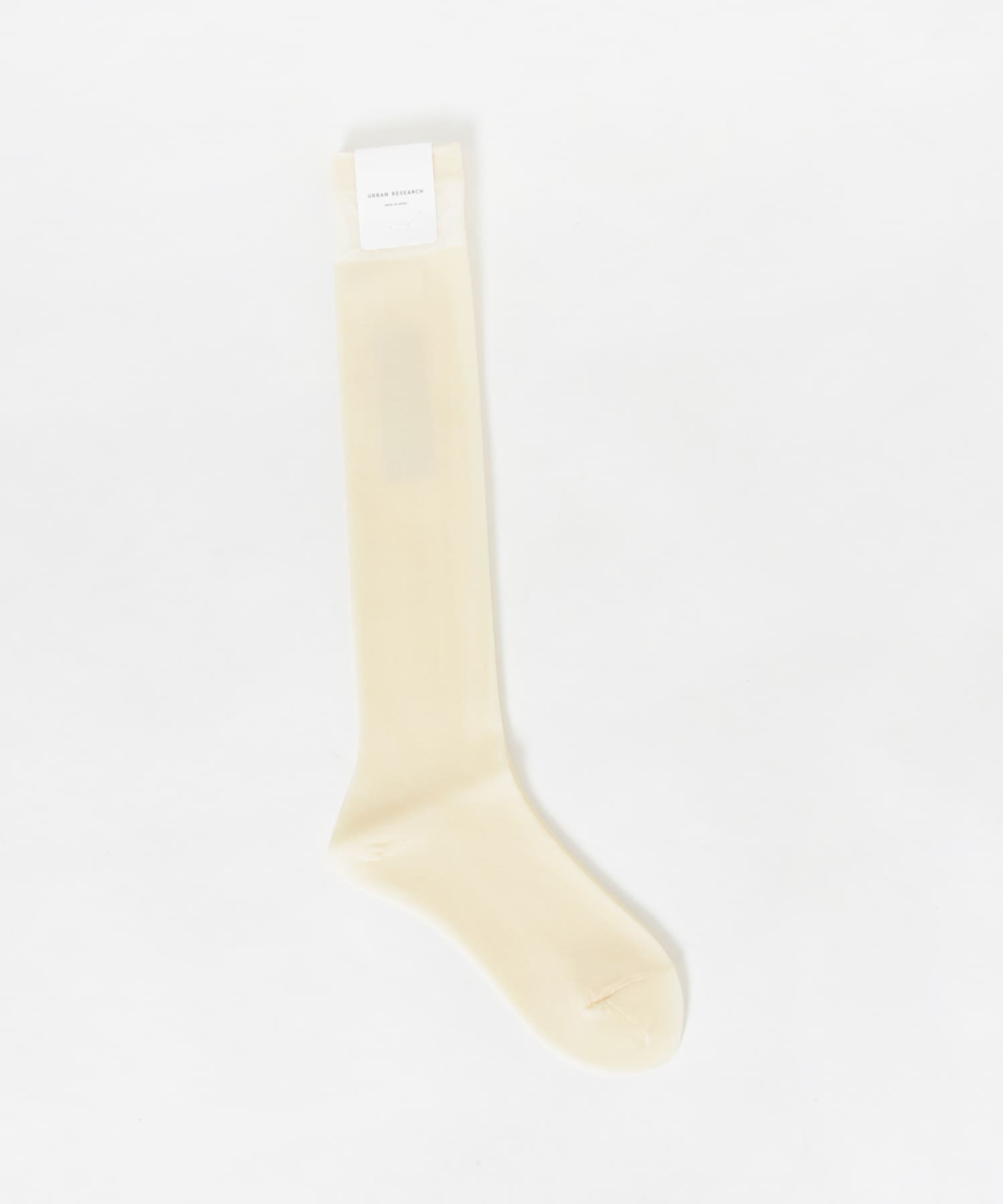 シアーハイソックス BEIGE FREE