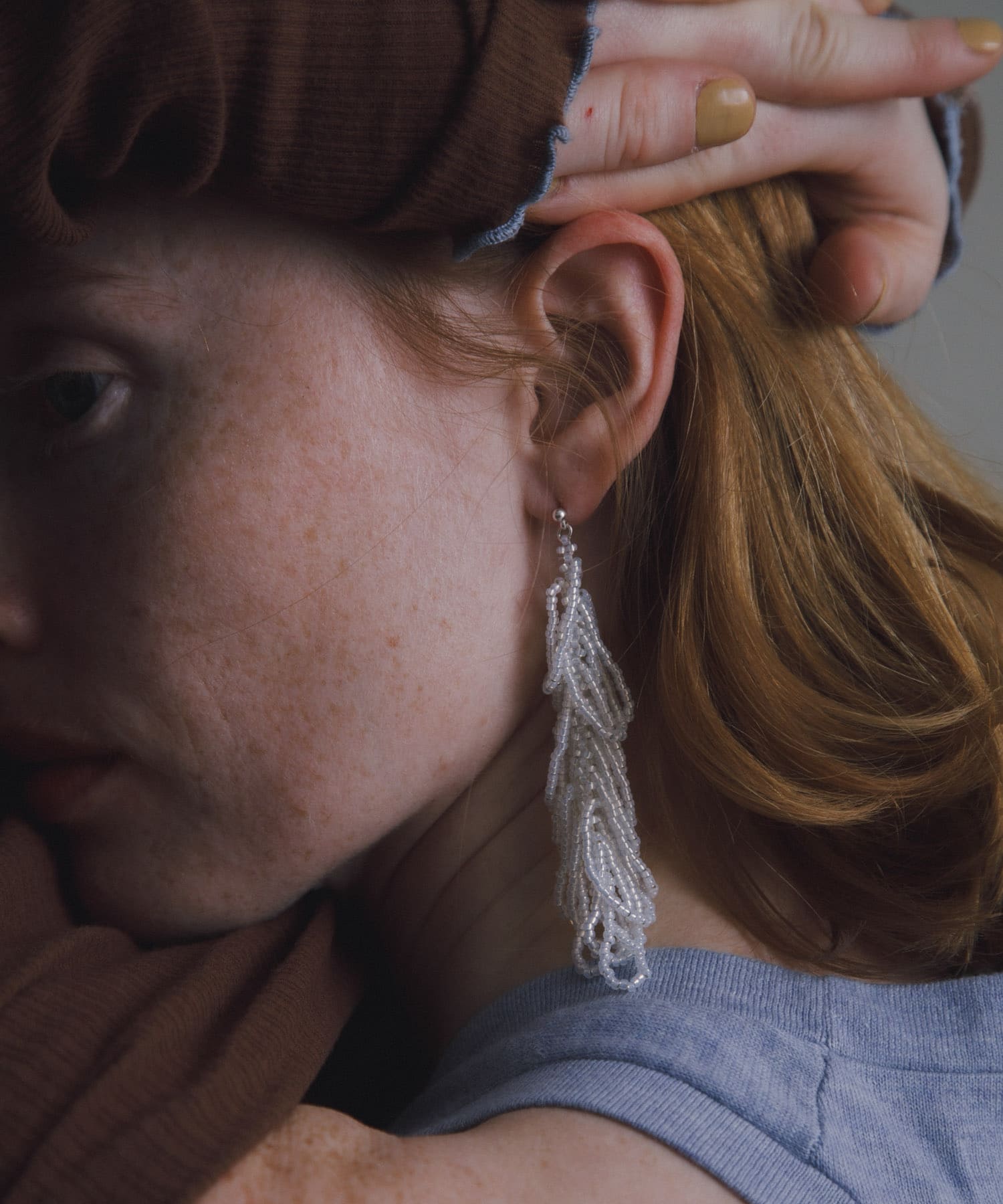 decor『デコール』　Fringe 1P Pierce CLEAR -
