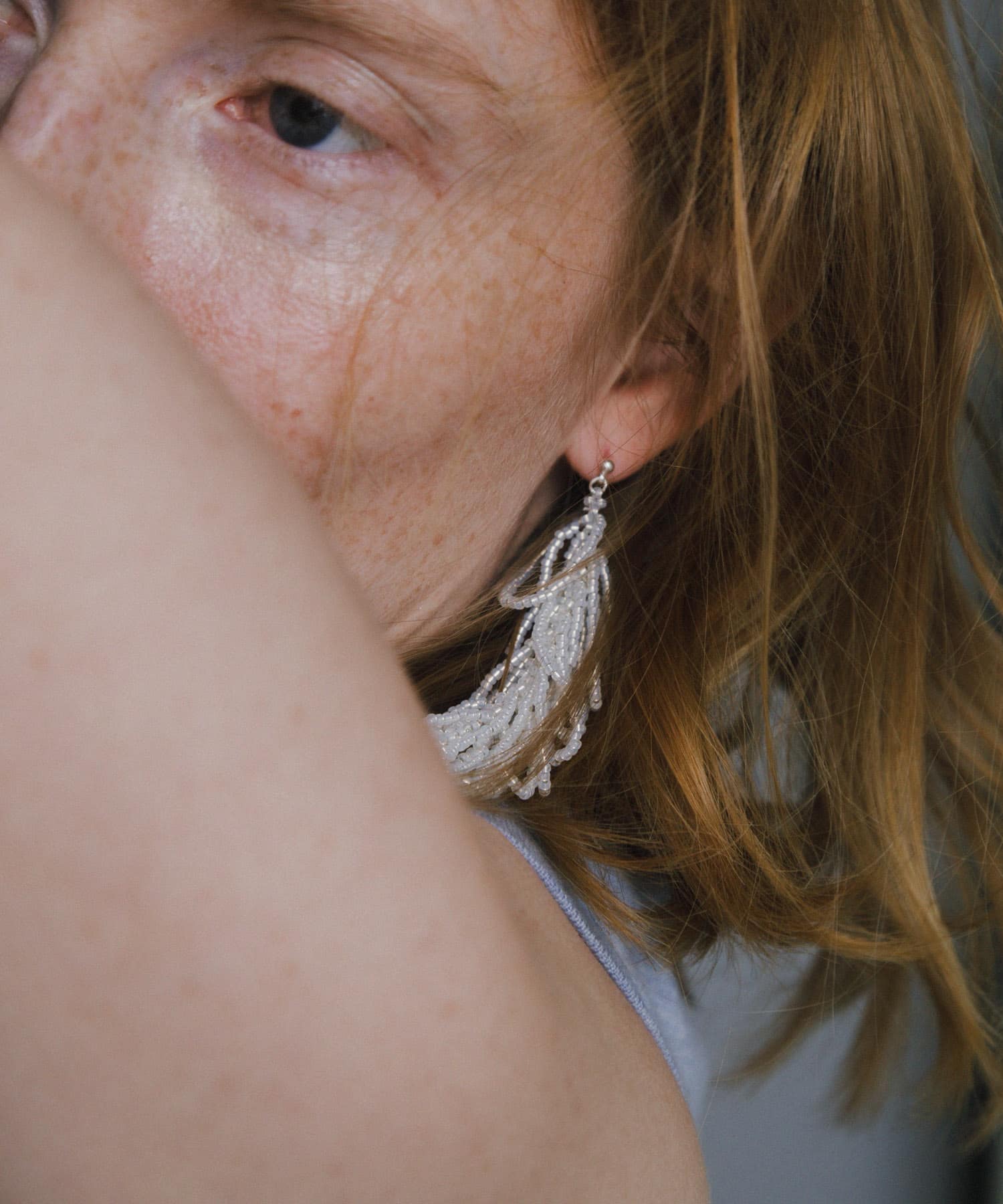 decor『デコール』　Fringe 1P Pierce CLEAR -