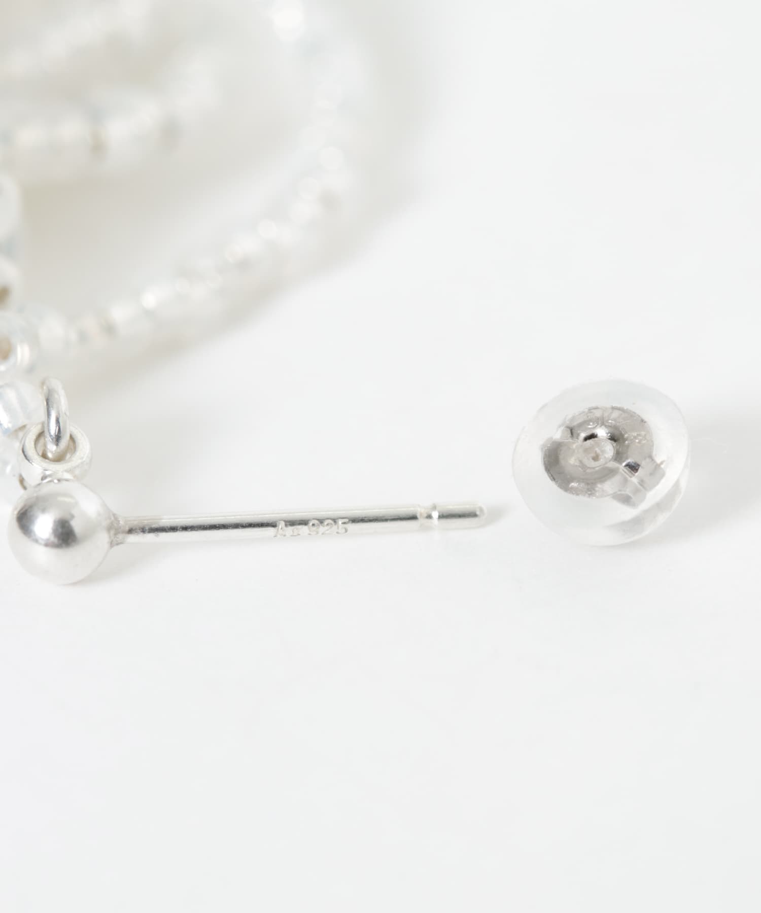 decor『デコール』　Fringe 1P Pierce CLEAR -