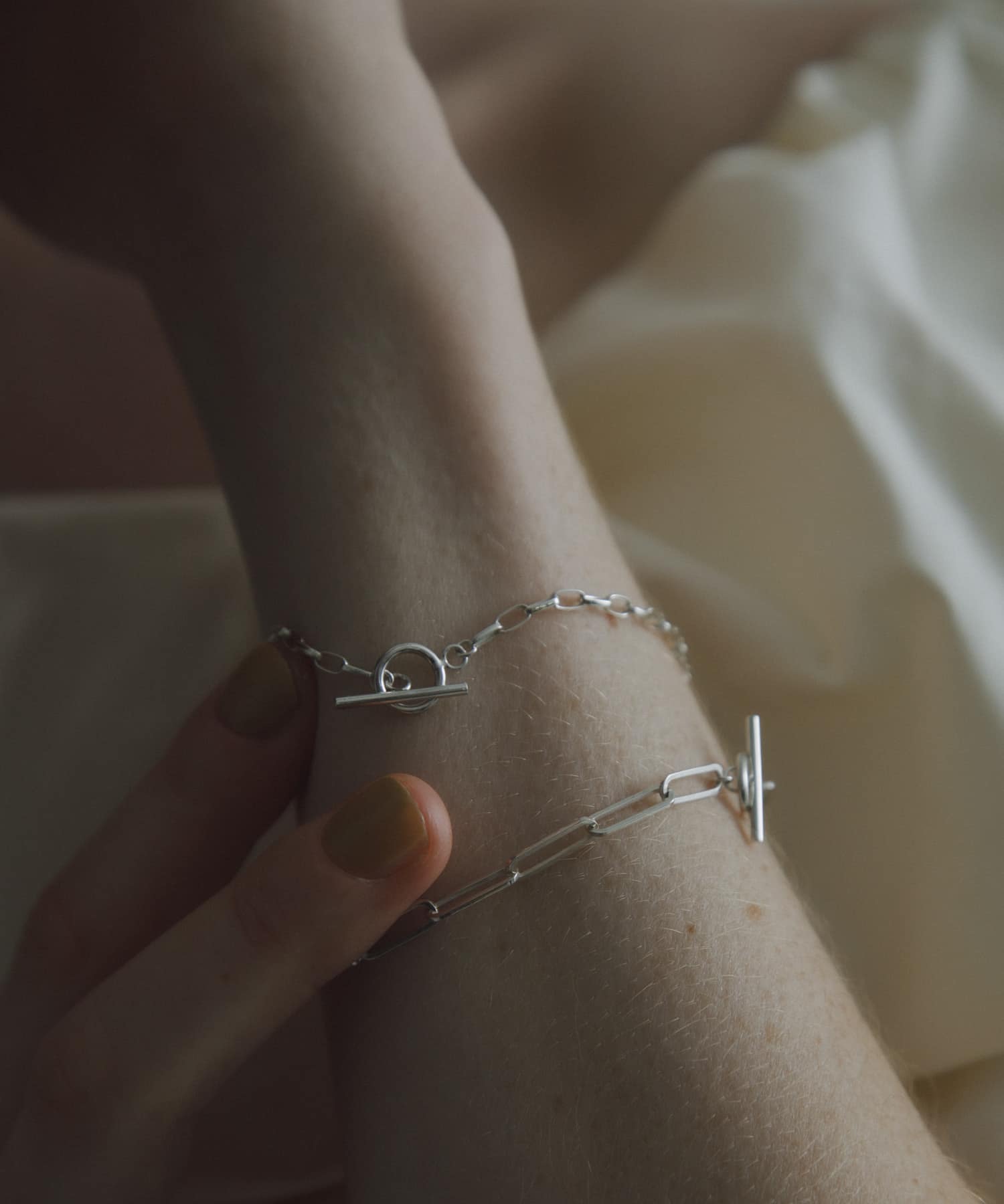 decor『デコール』　Cablechain Bracelet SILVER -