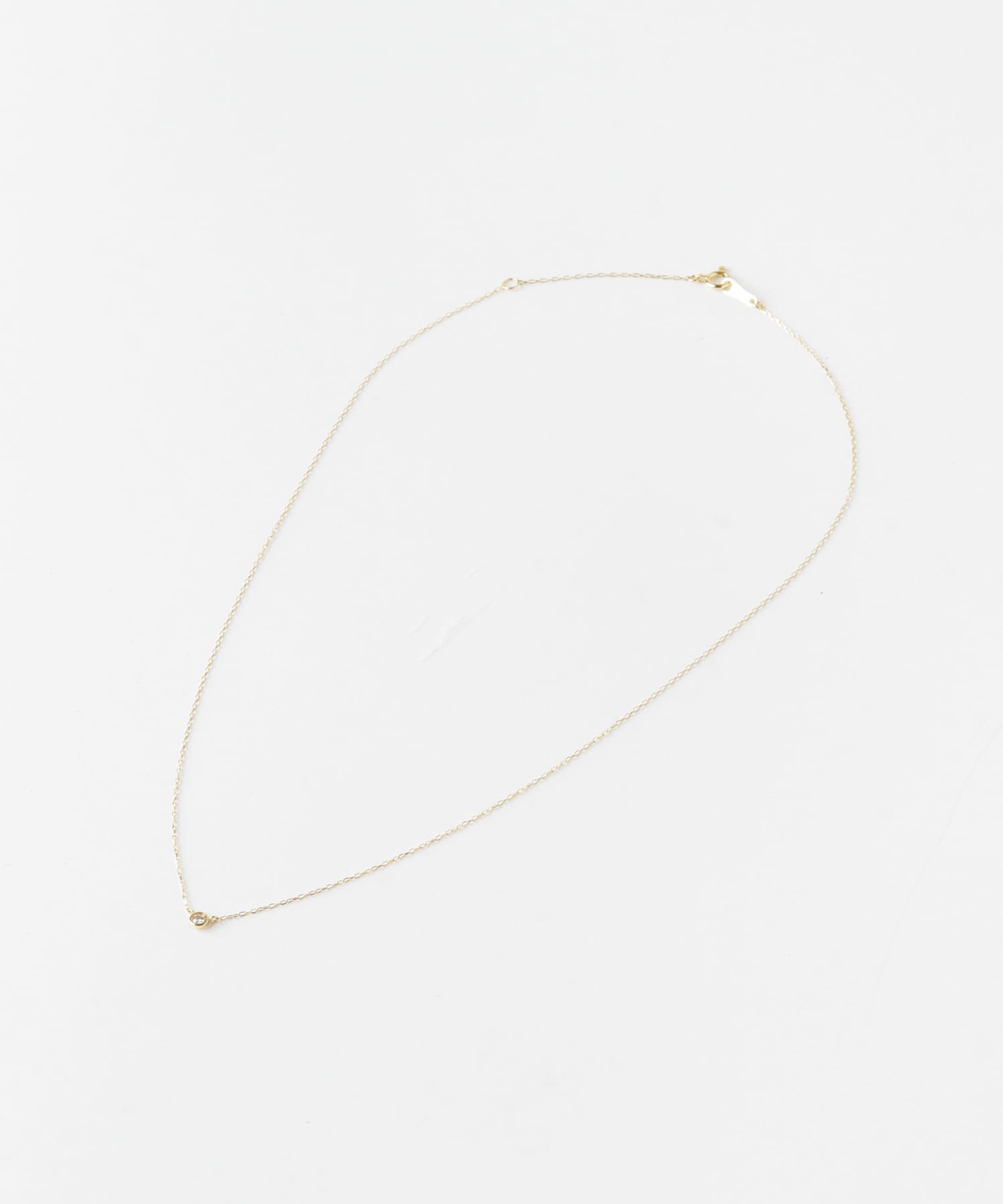 decor『デコール』　18K Dia Necklace0.05ct GOLD -0