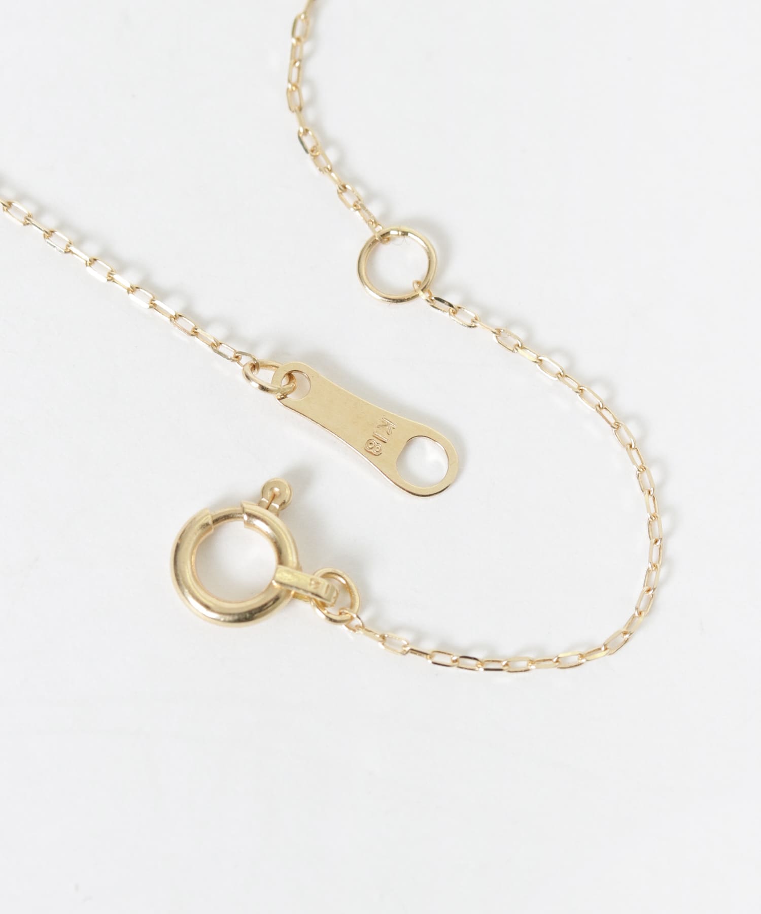 decor『デコール』　18K Dia Necklace0.05ct GOLD -0