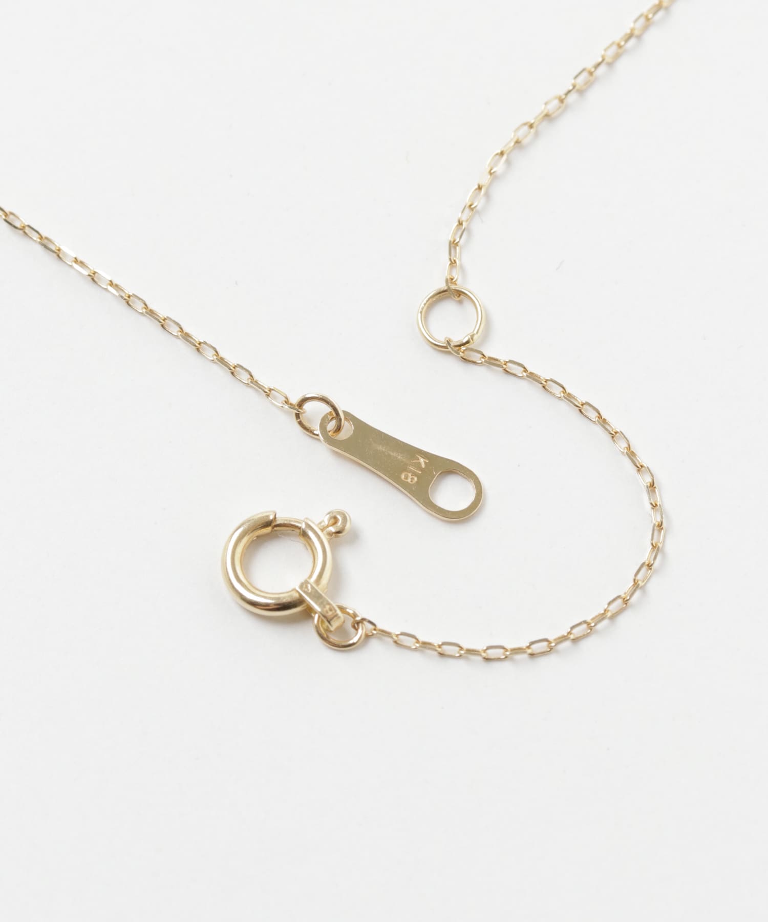 decor『デコール』　18K Dia Necklace0.1ct GOLD -0