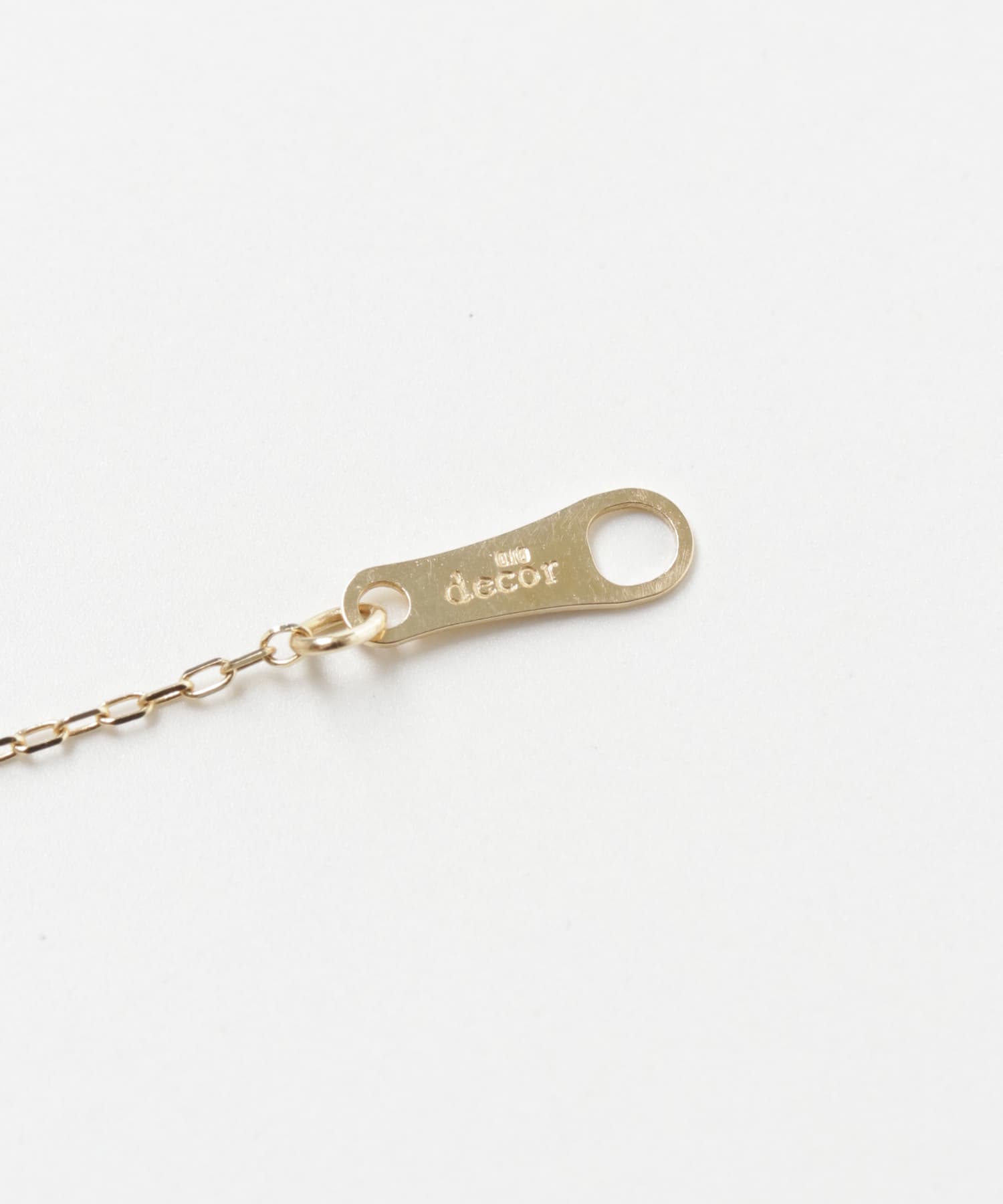 decor『デコール』　18K Dia Necklace0.1ct GOLD -0