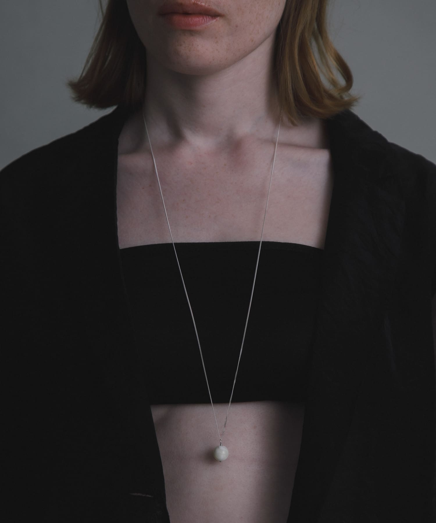 decor『デコール』　Gemstone Longnecklace MOP -