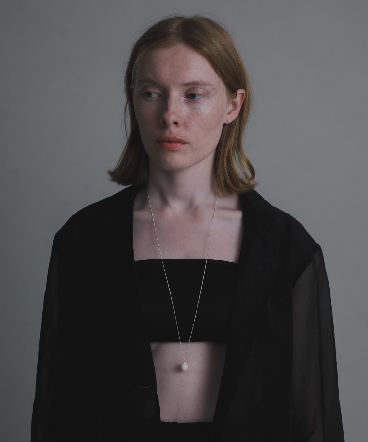 decor『デコール』　Gemstone Longnecklace MOP -