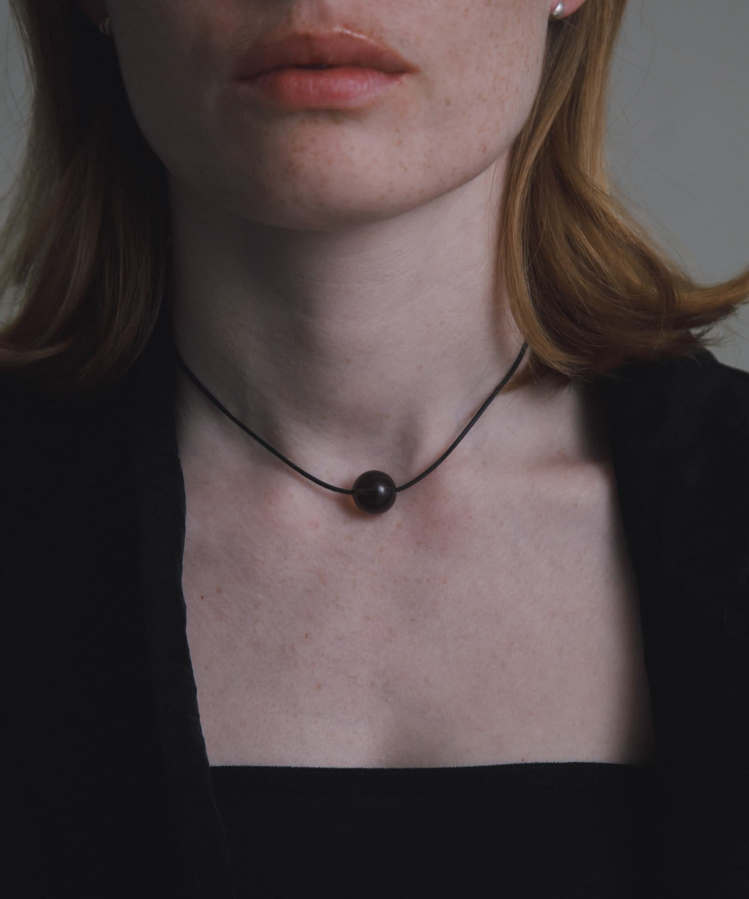 decor『デコール』　Gemstone Choker スモーキークォーツ -