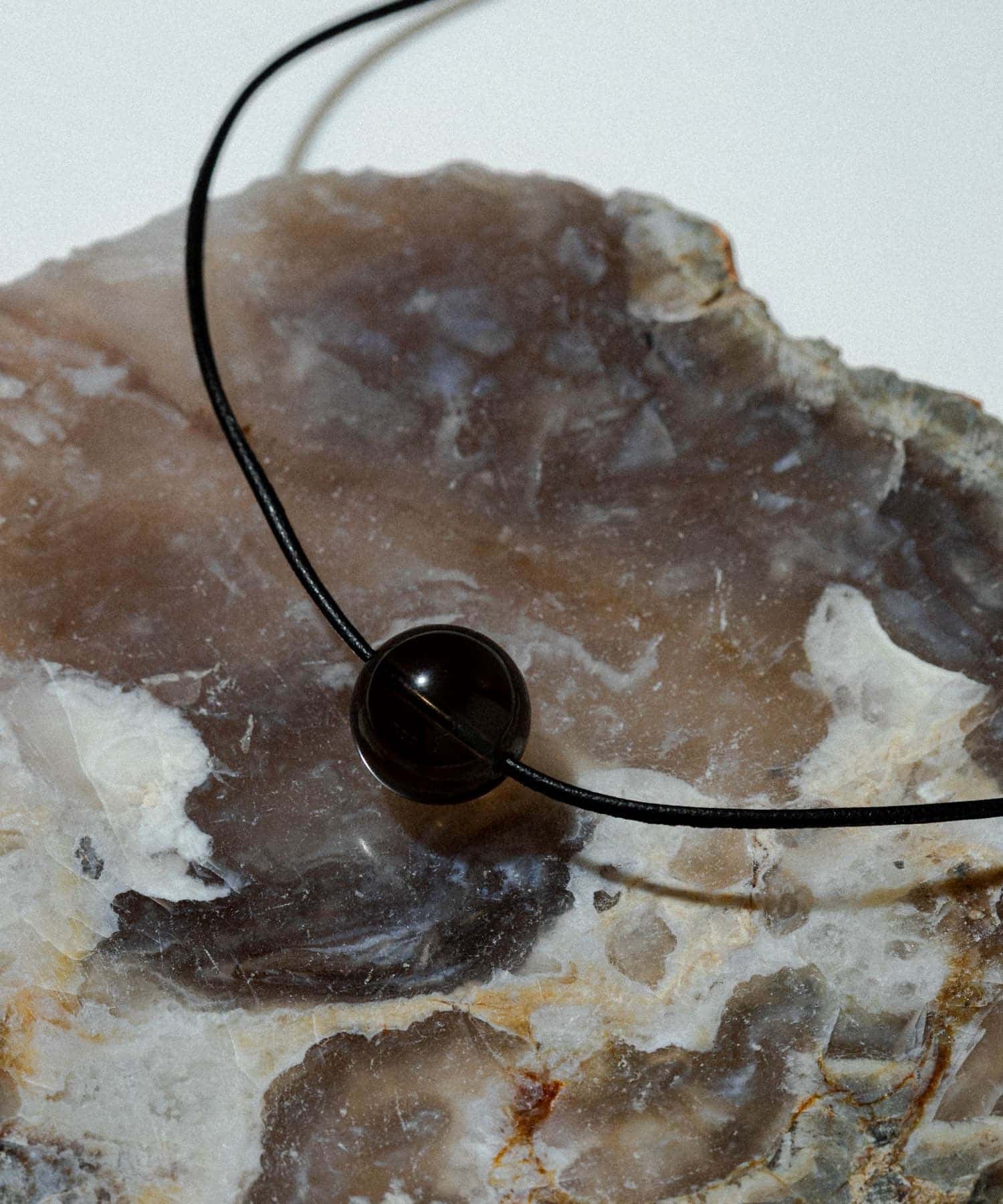 decor『デコール』　Gemstone Choker スモーキークォーツ -