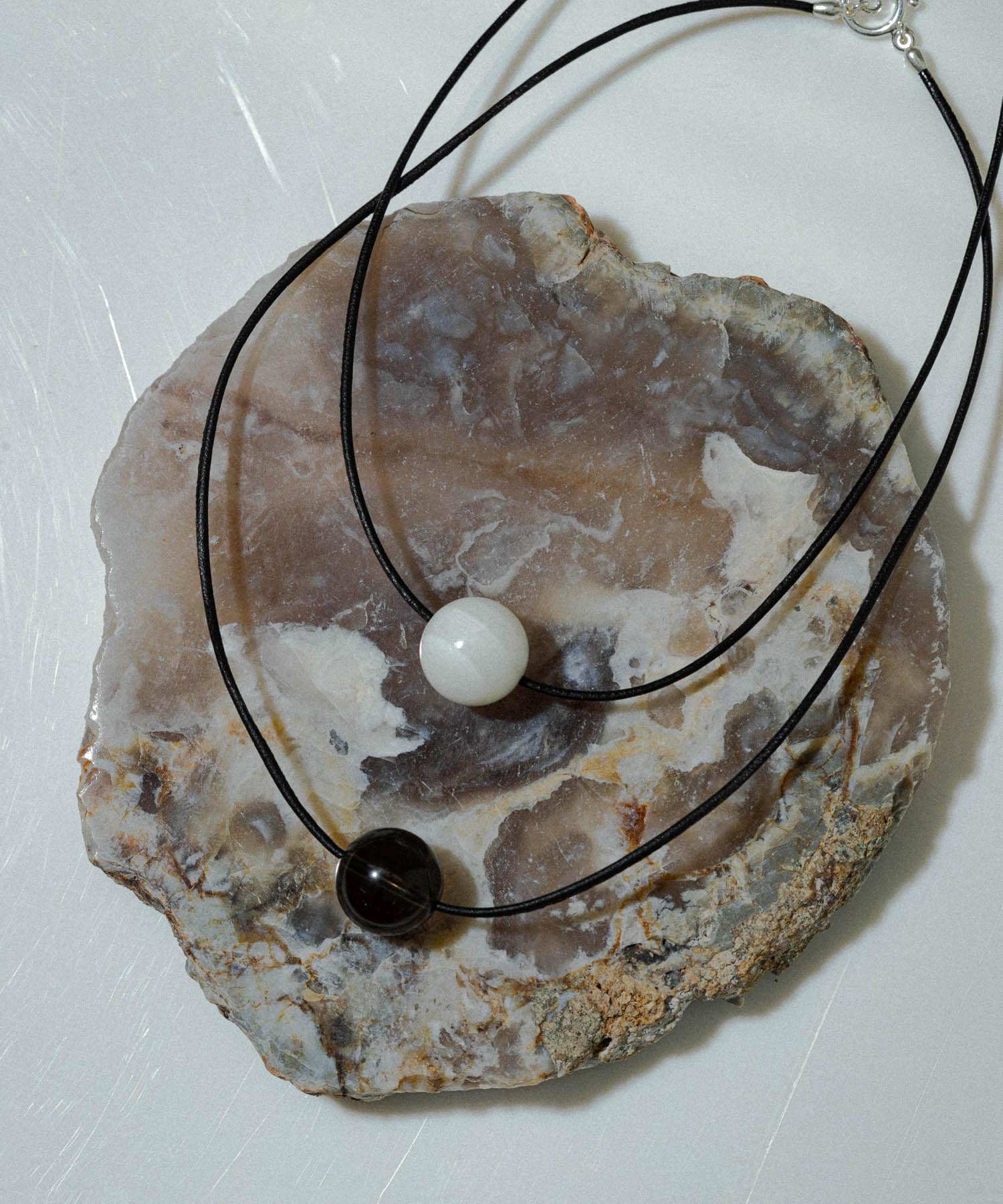 decor『デコール』　Gemstone Choker スモーキークォーツ -