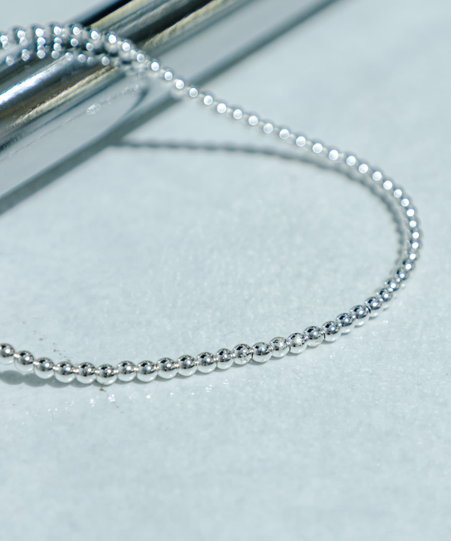 decor『デコール』　Hematite4mmBallchoker SILVER -