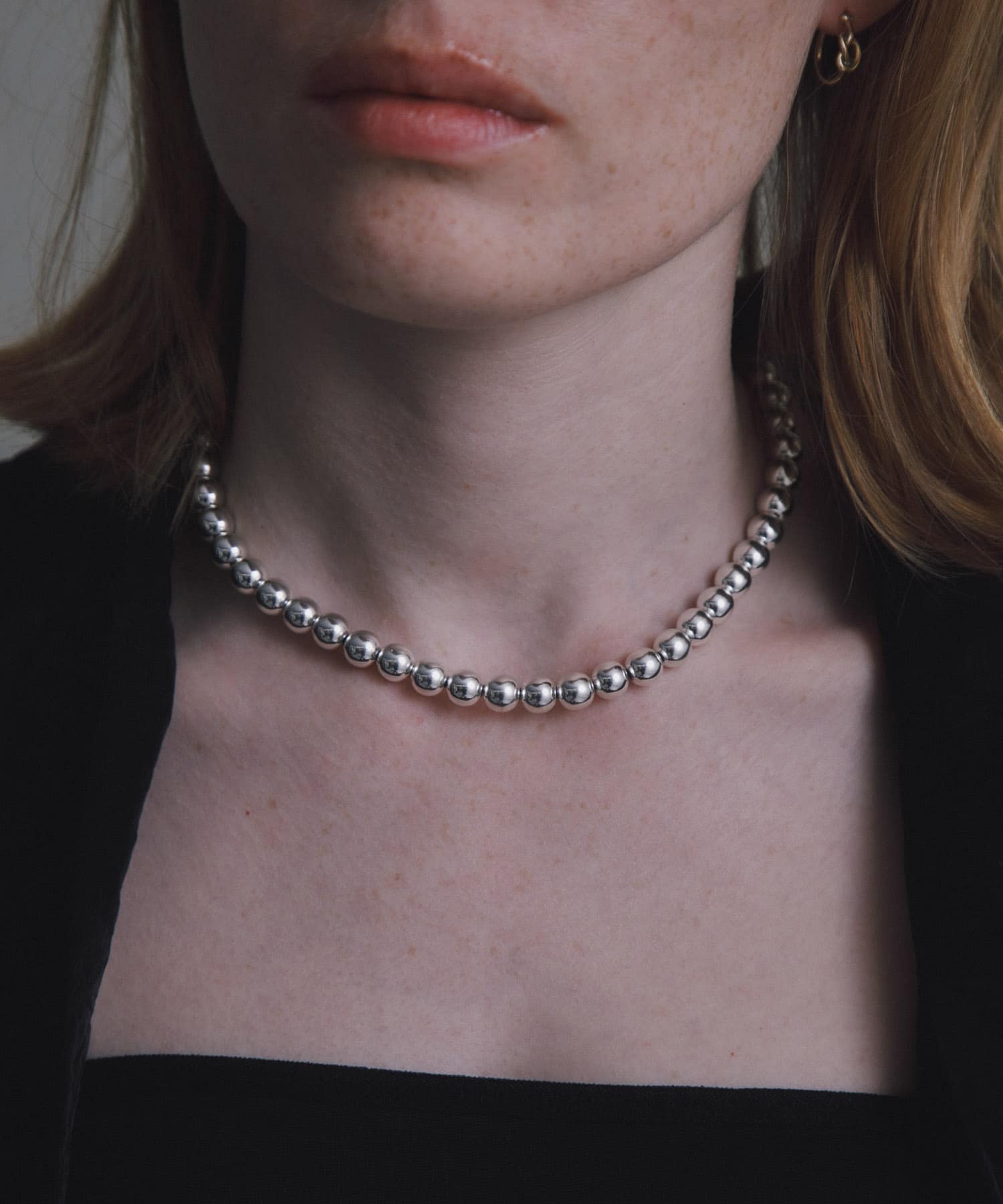 decor『デコール』　Hematite8mmBallchoker