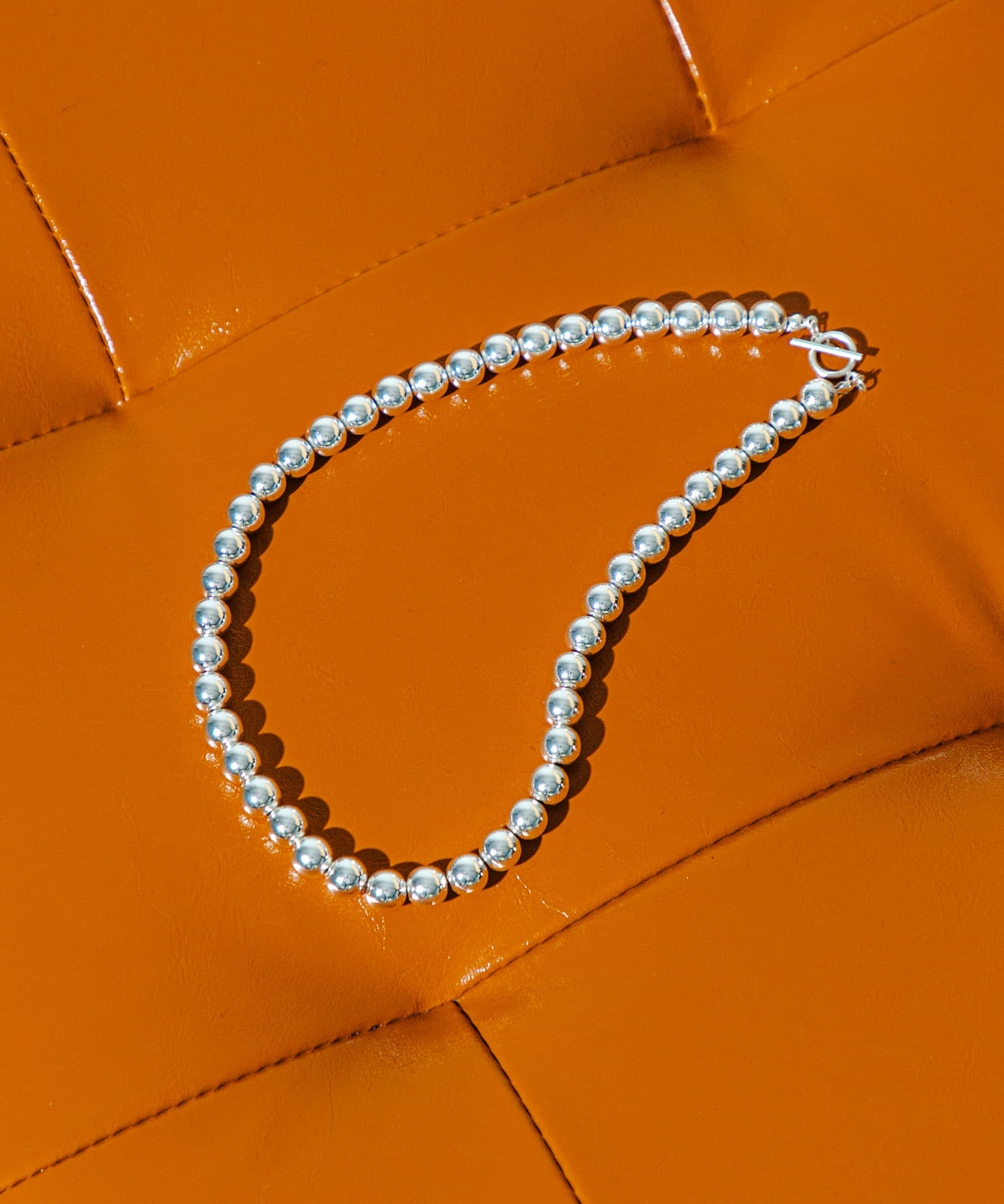 decor『デコール』　Hematite8mmBallchoker SILVER -