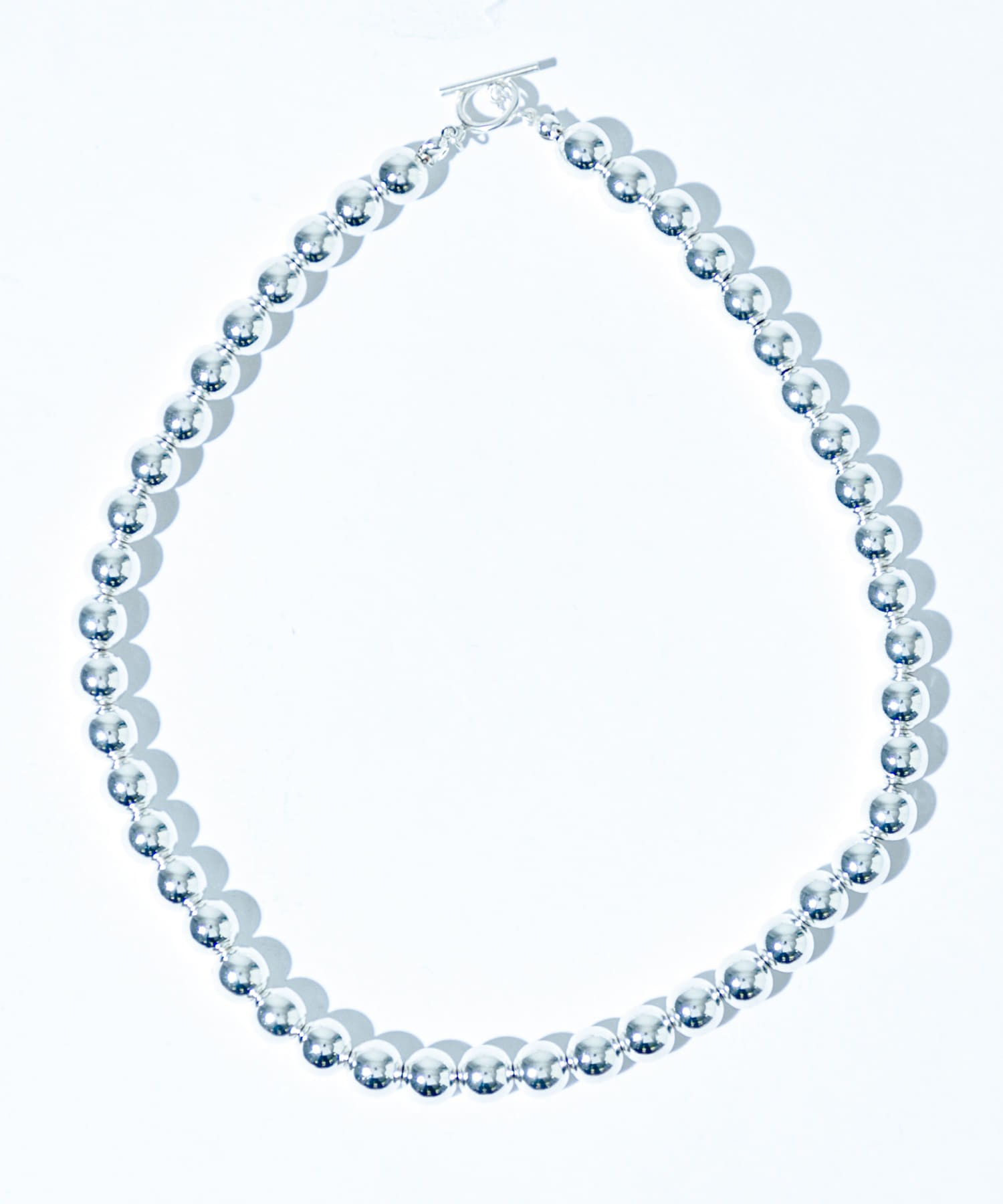 decor『デコール』　Hematite8mmBallchoker SILVER -