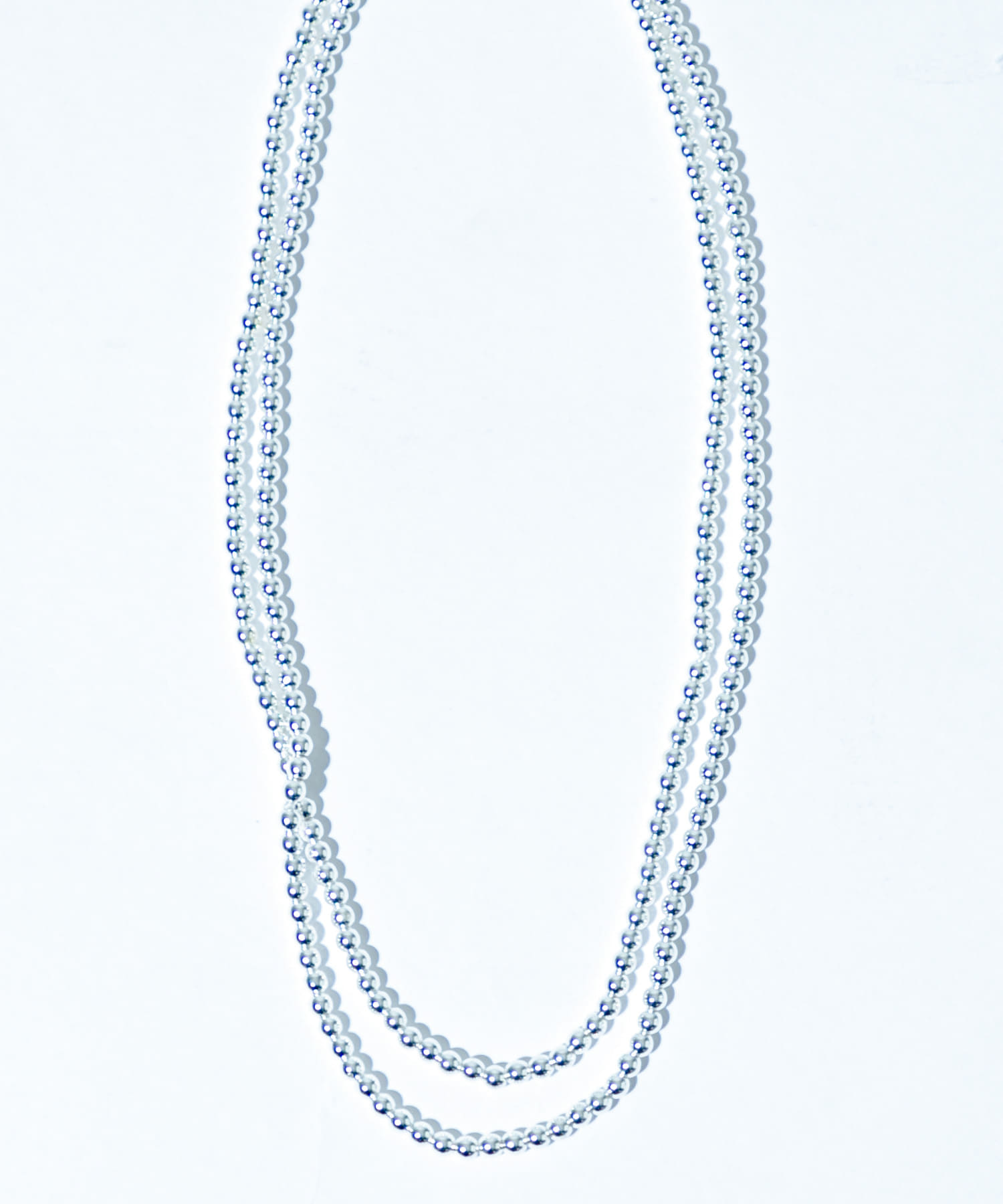 decor『デコール』　Hematite4mmBallnecklace SILVER -