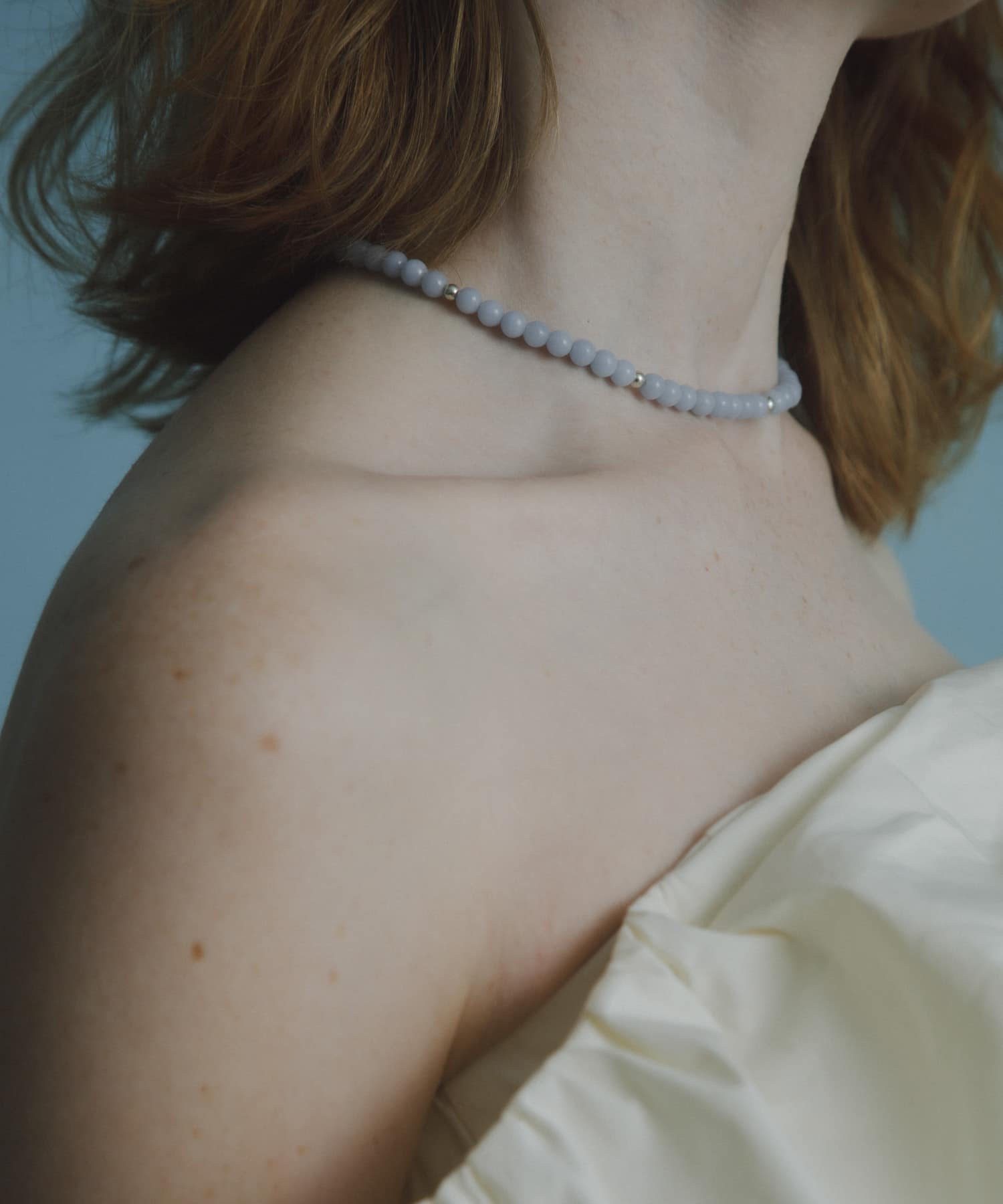 decor『デコール』　Angelite Necklace BLUE -