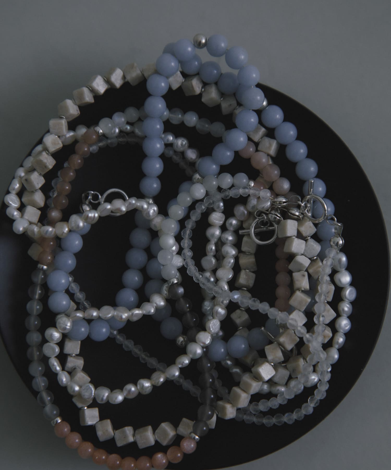decor『デコール』　Angelite Necklace BLUE -
