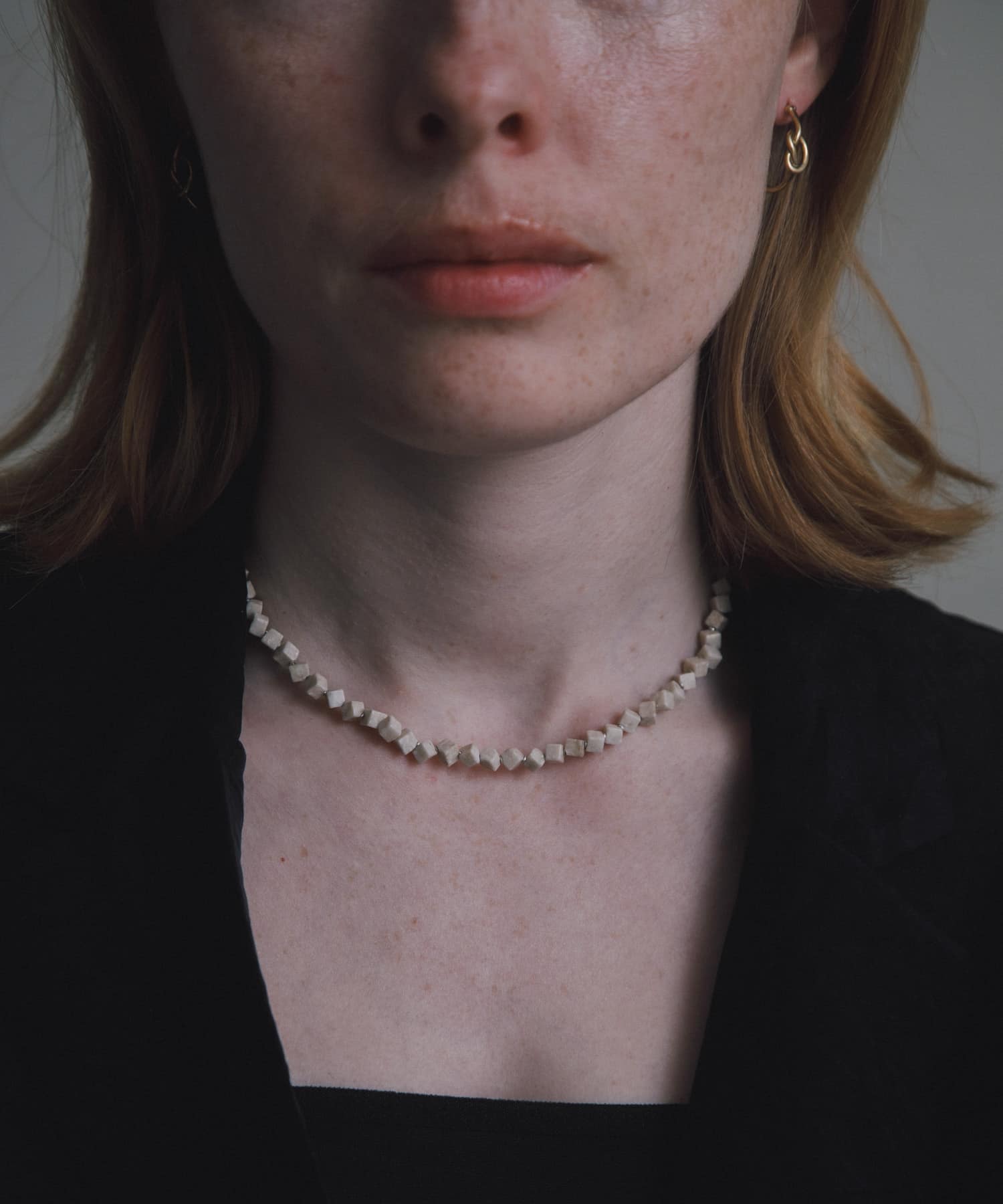 decor『デコール』　Riverstone Necklace NATURAL -