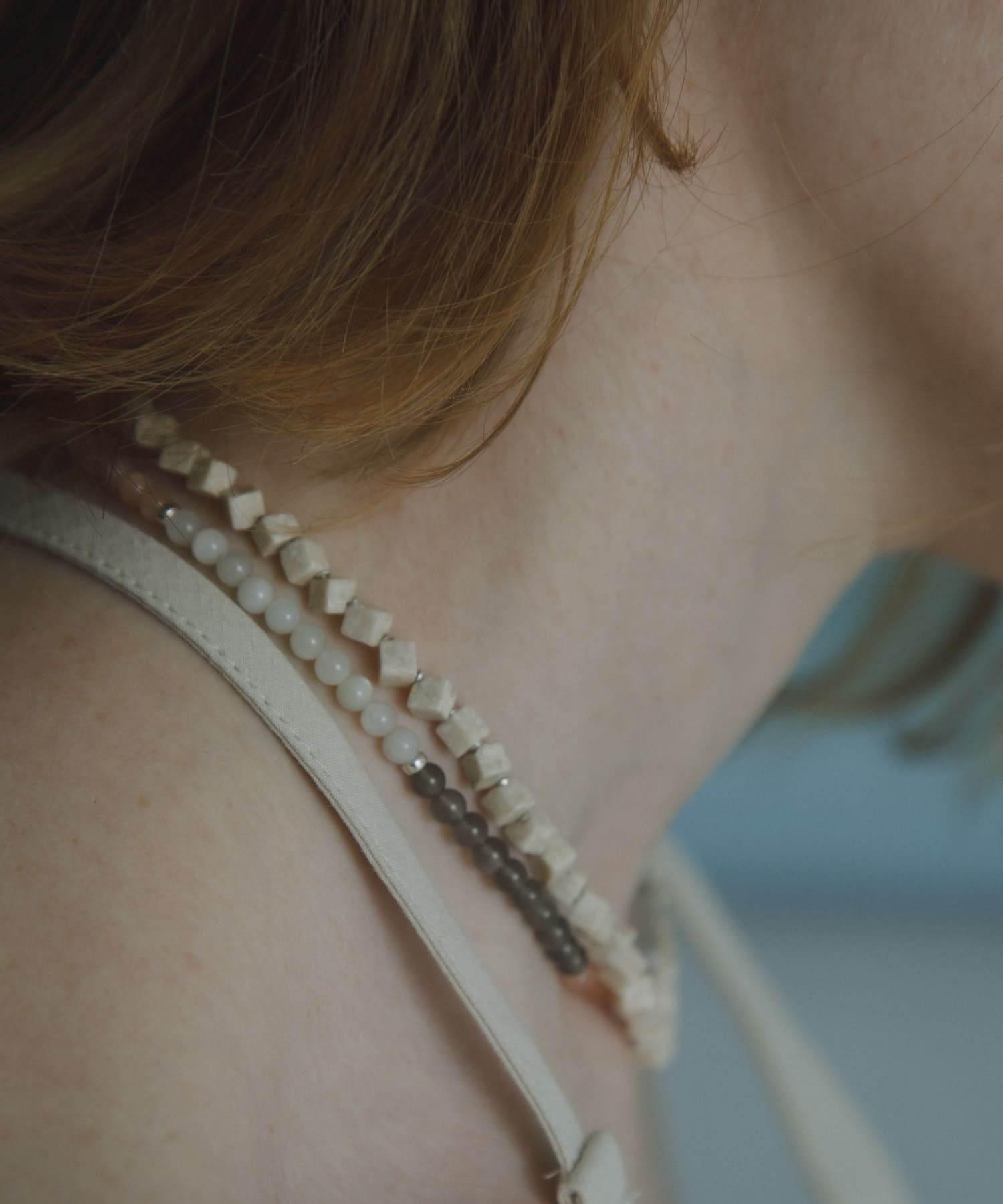 decor『デコール』　Riverstone Necklace NATURAL -