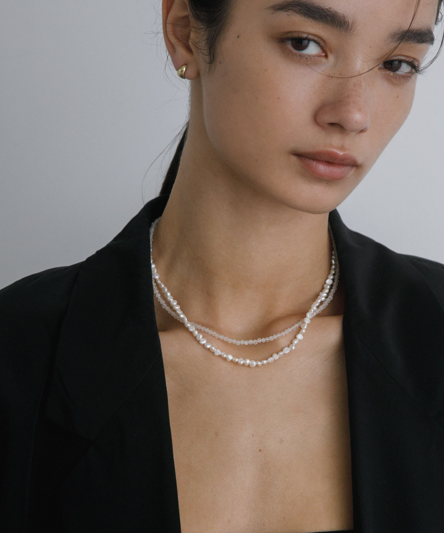 decor『デコール』　Moonpearl Doublenecklace