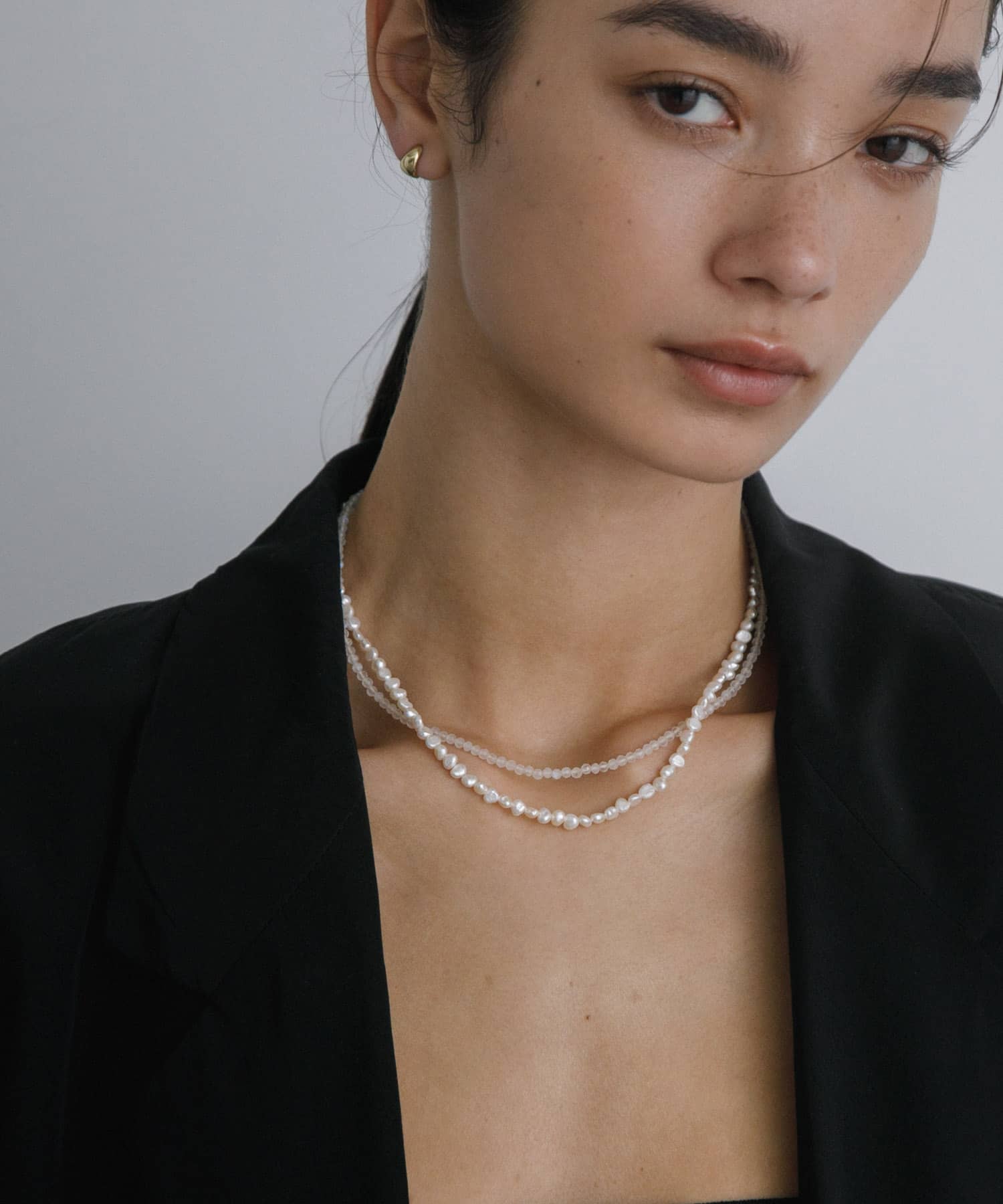 decor『デコール』　Moonpearl Doublenecklace