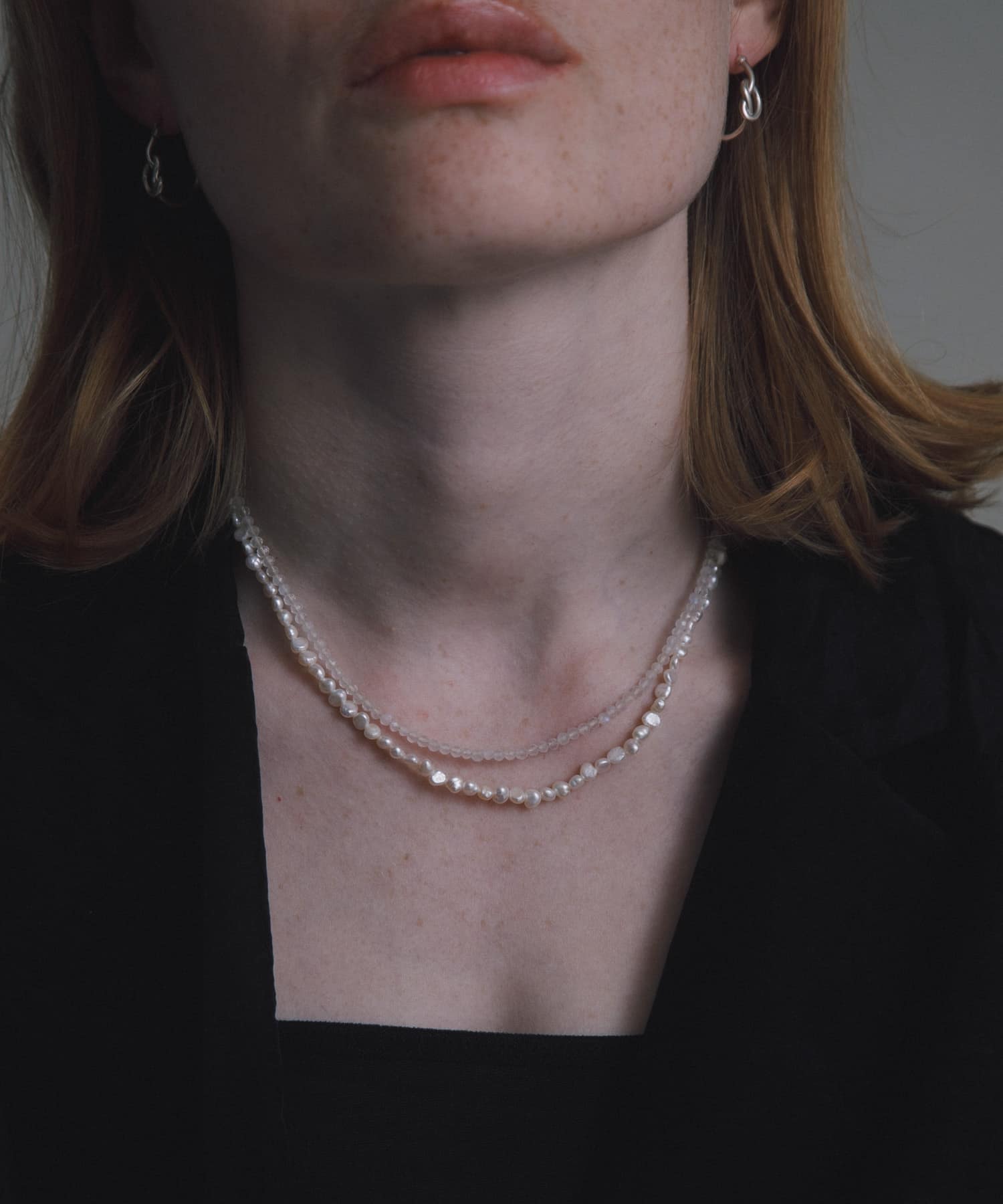 decor『デコール』　Moonpearl Doublenecklace WHITE -0