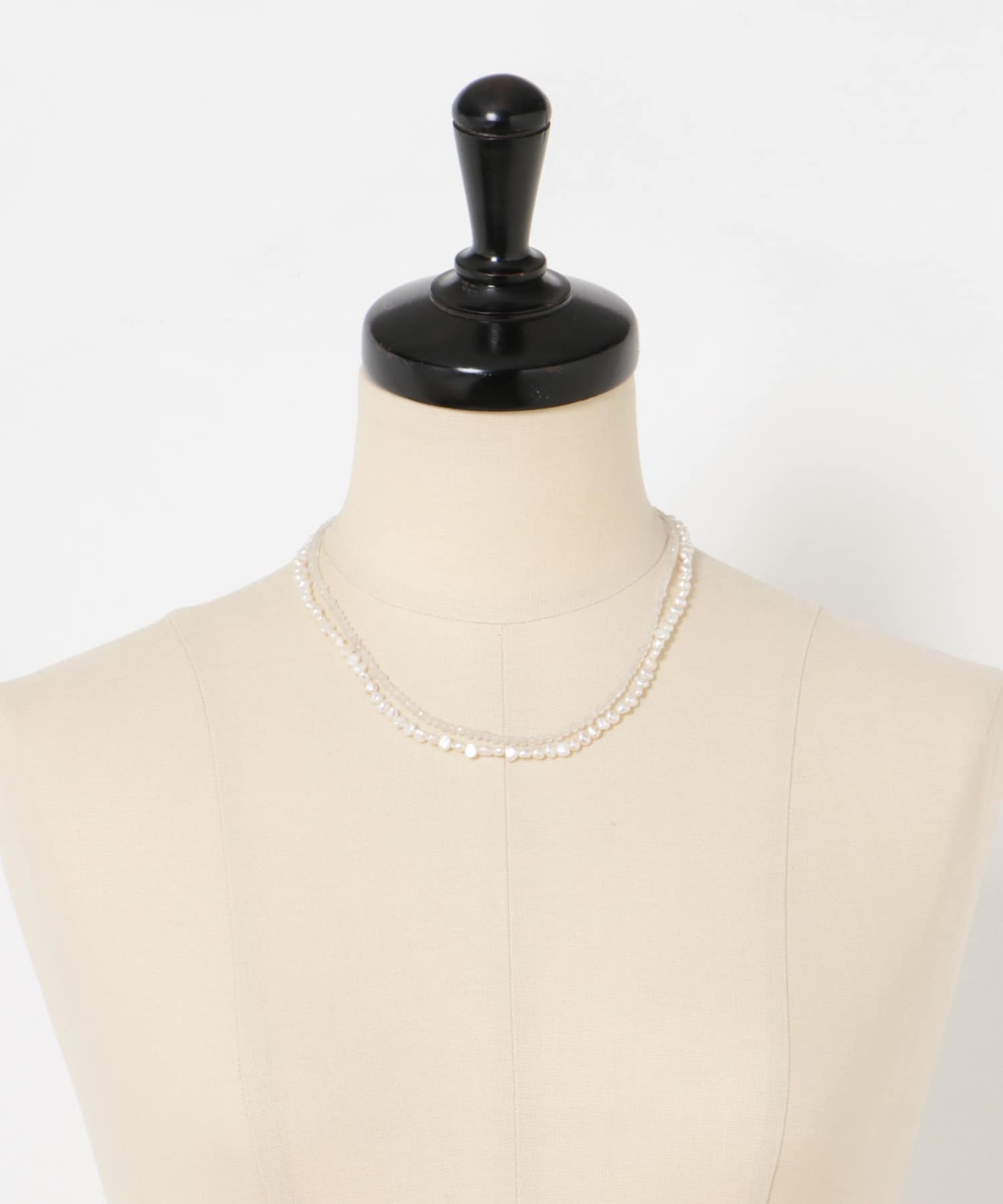 decor『デコール』　Moonpearl Doublenecklace WHITE -0