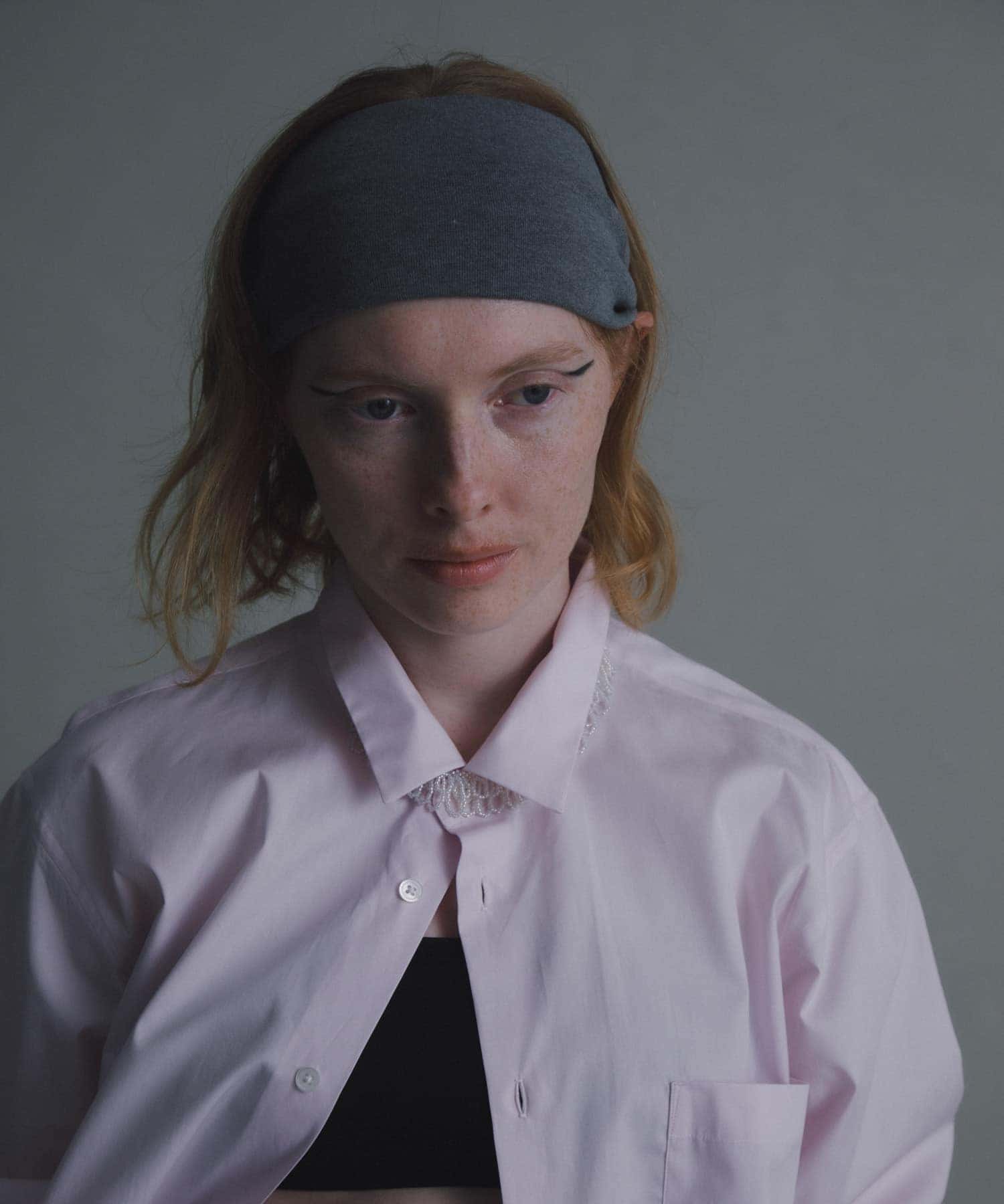 decor『デコール』　Wide Hairband CHARCOAL -