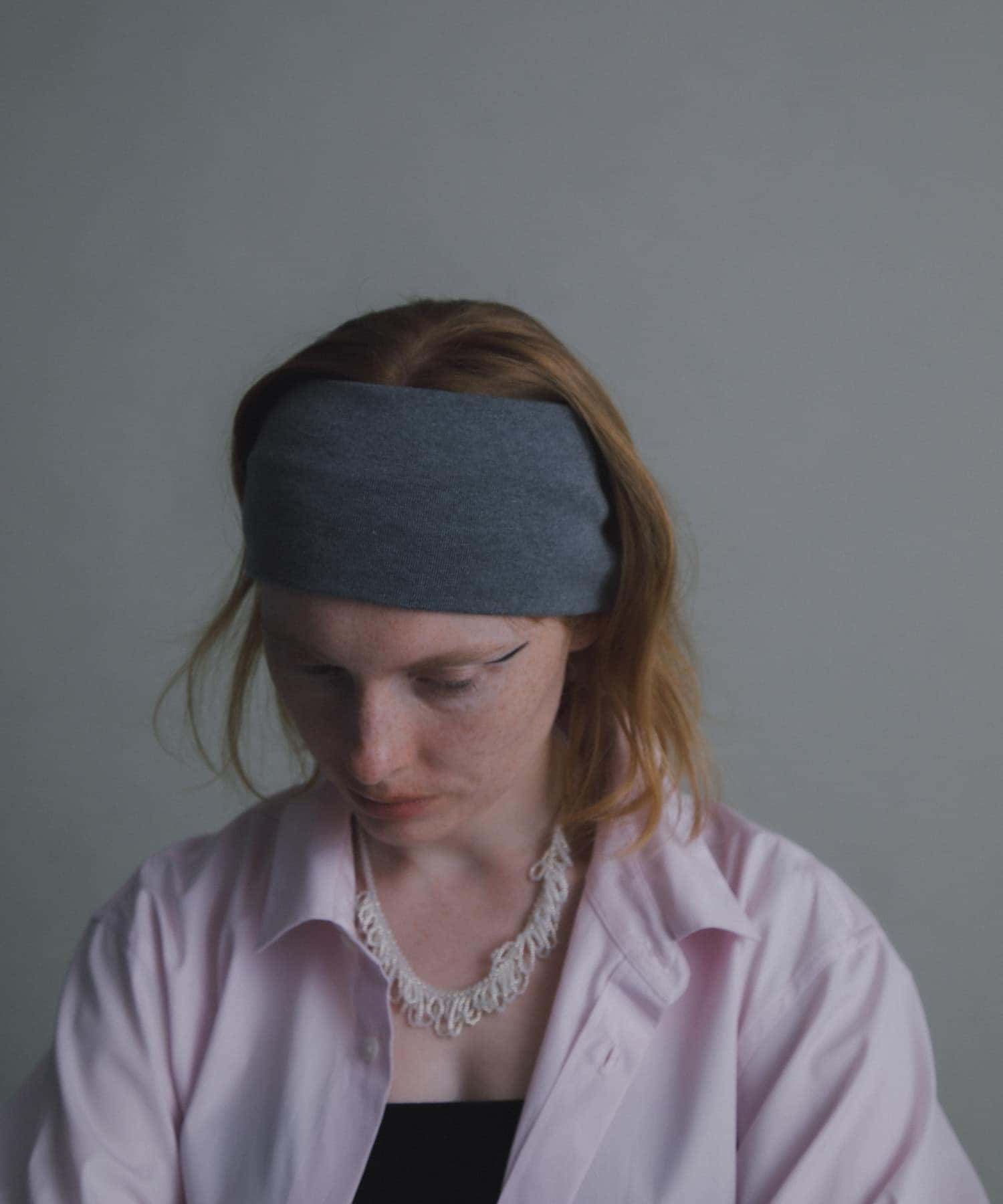 decor『デコール』　Wide Hairband CHARCOAL -