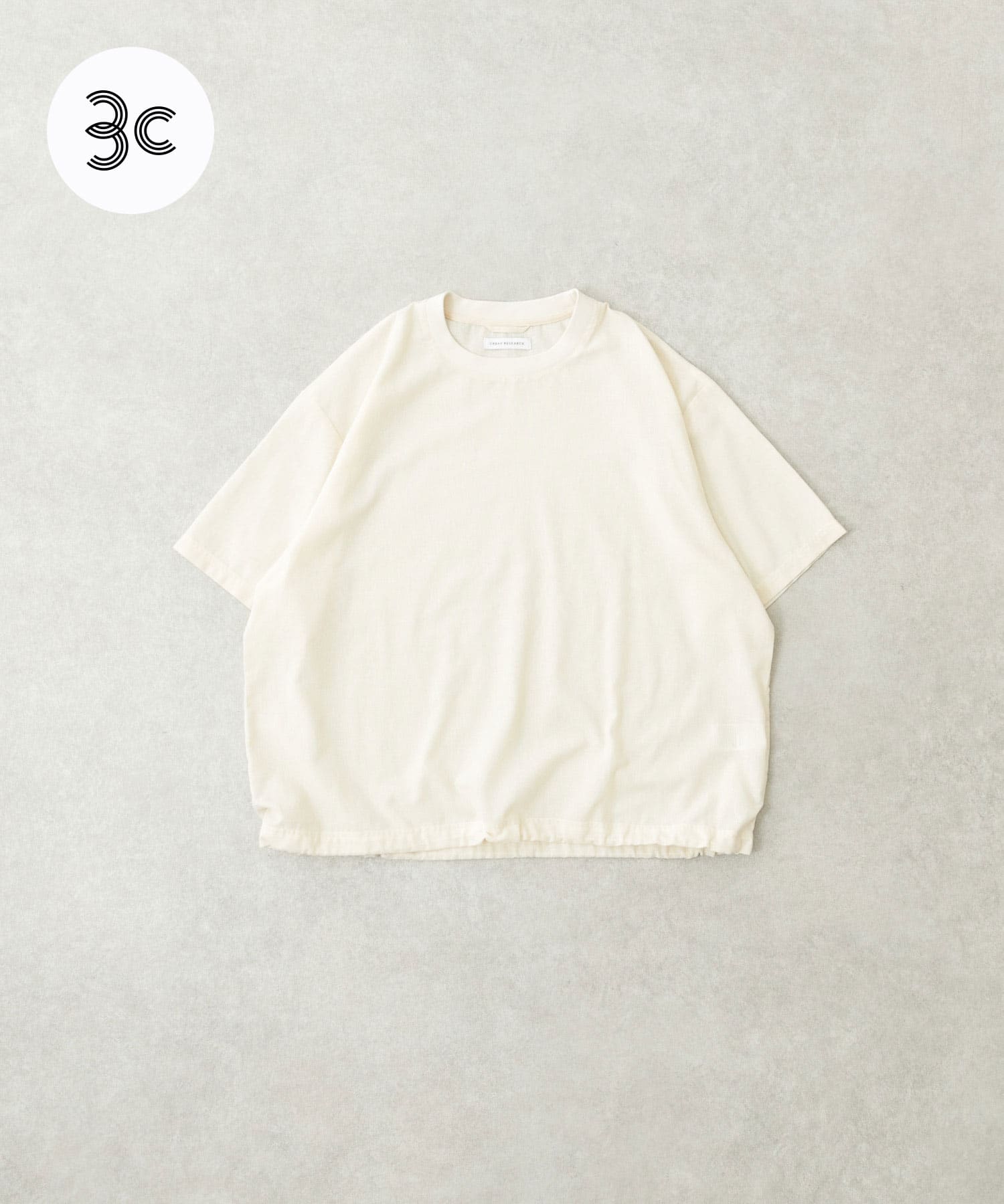 『UR TECH DRYLUXE』高機能リネンTシャツ BEIGE M