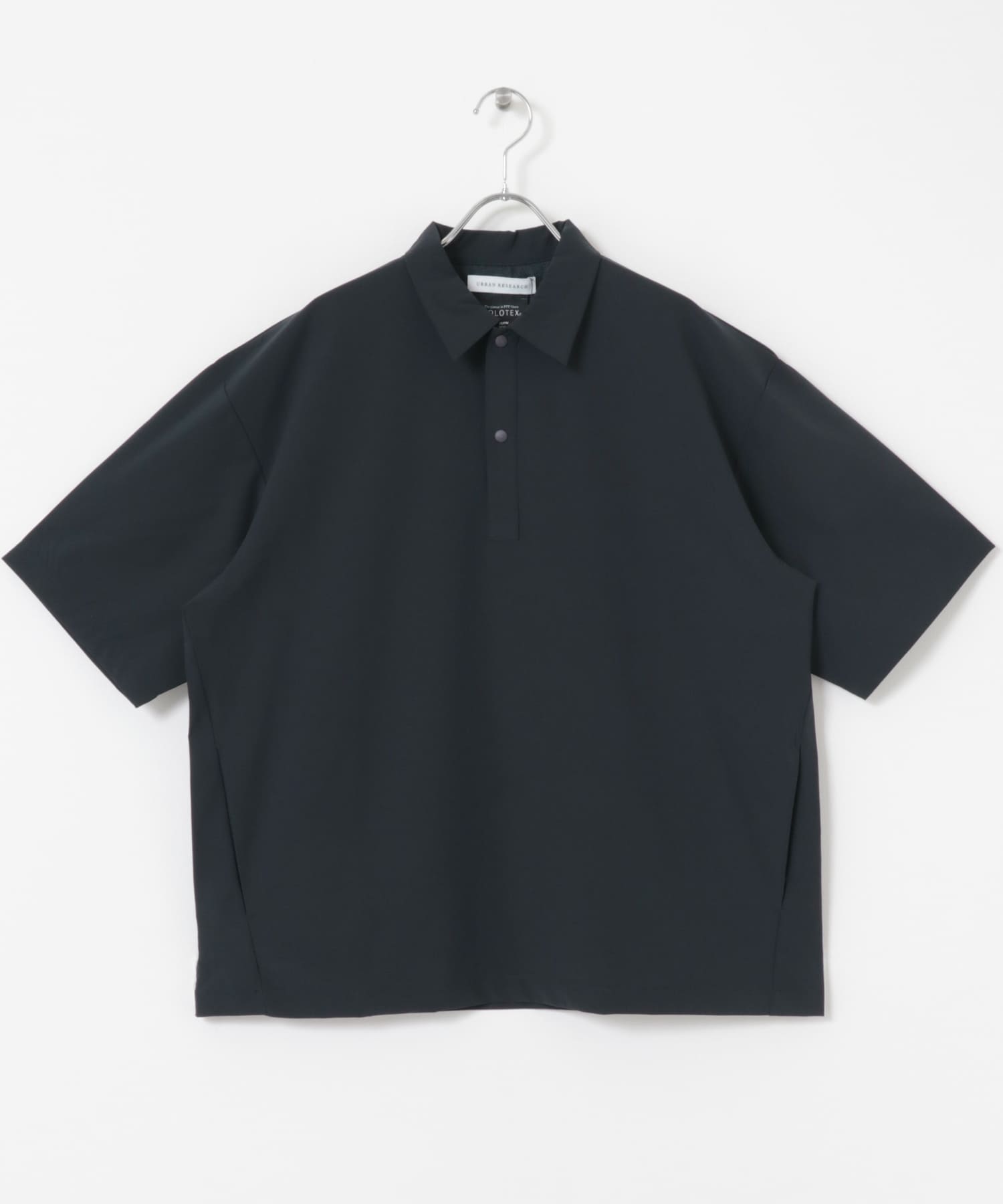 XLサイズあり』『撥水』SOLOTEX STRETCH ポロシャツ(M BLACK