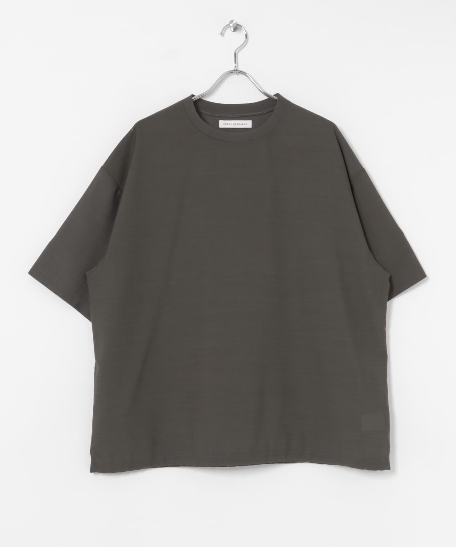 ウォッシャブルウールサイロフィルショートスリーブ Tシャツ CHARCOAL M