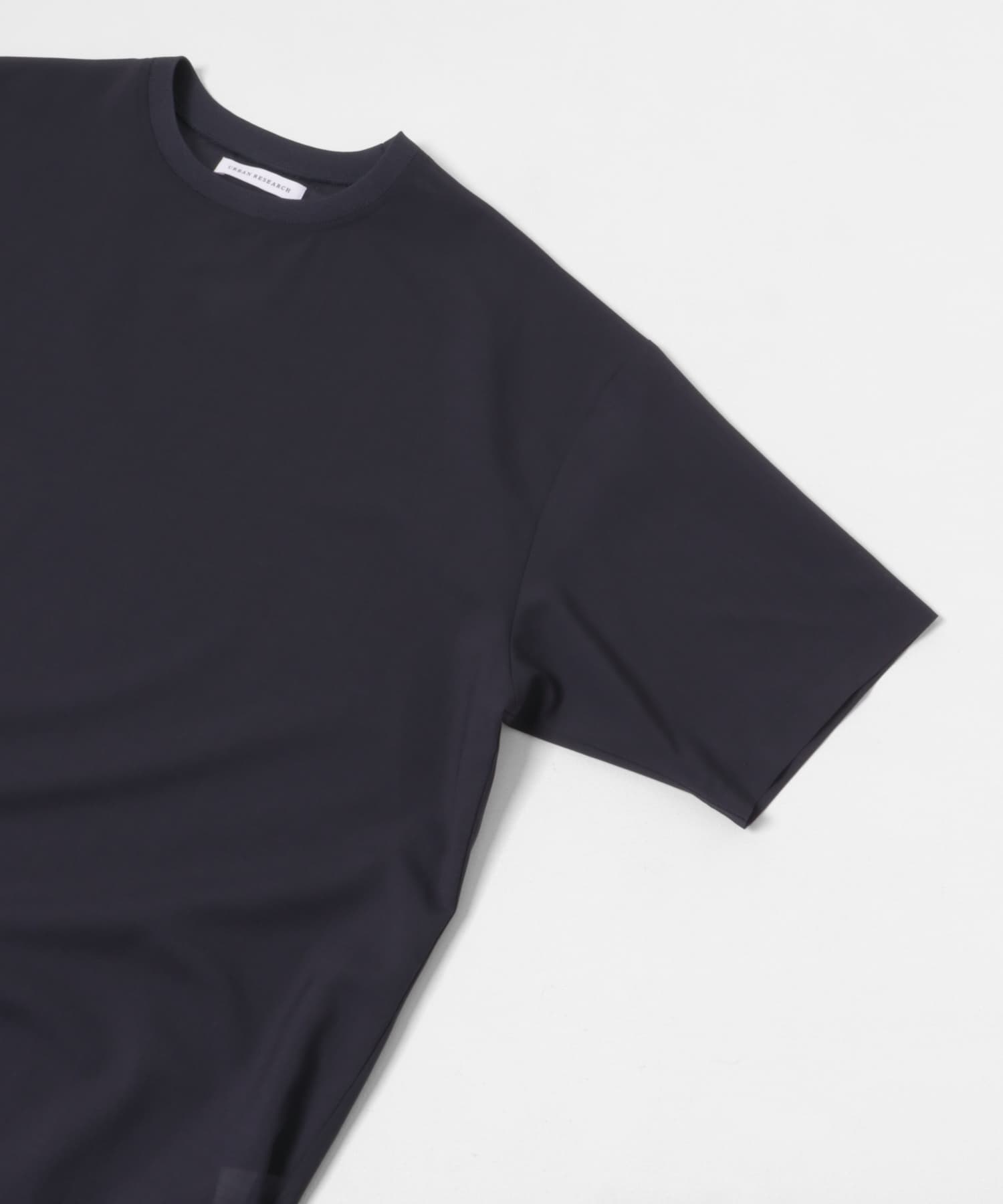 ウォッシャブルウールサイロフィルショートスリーブ Tシャツ NAVY M