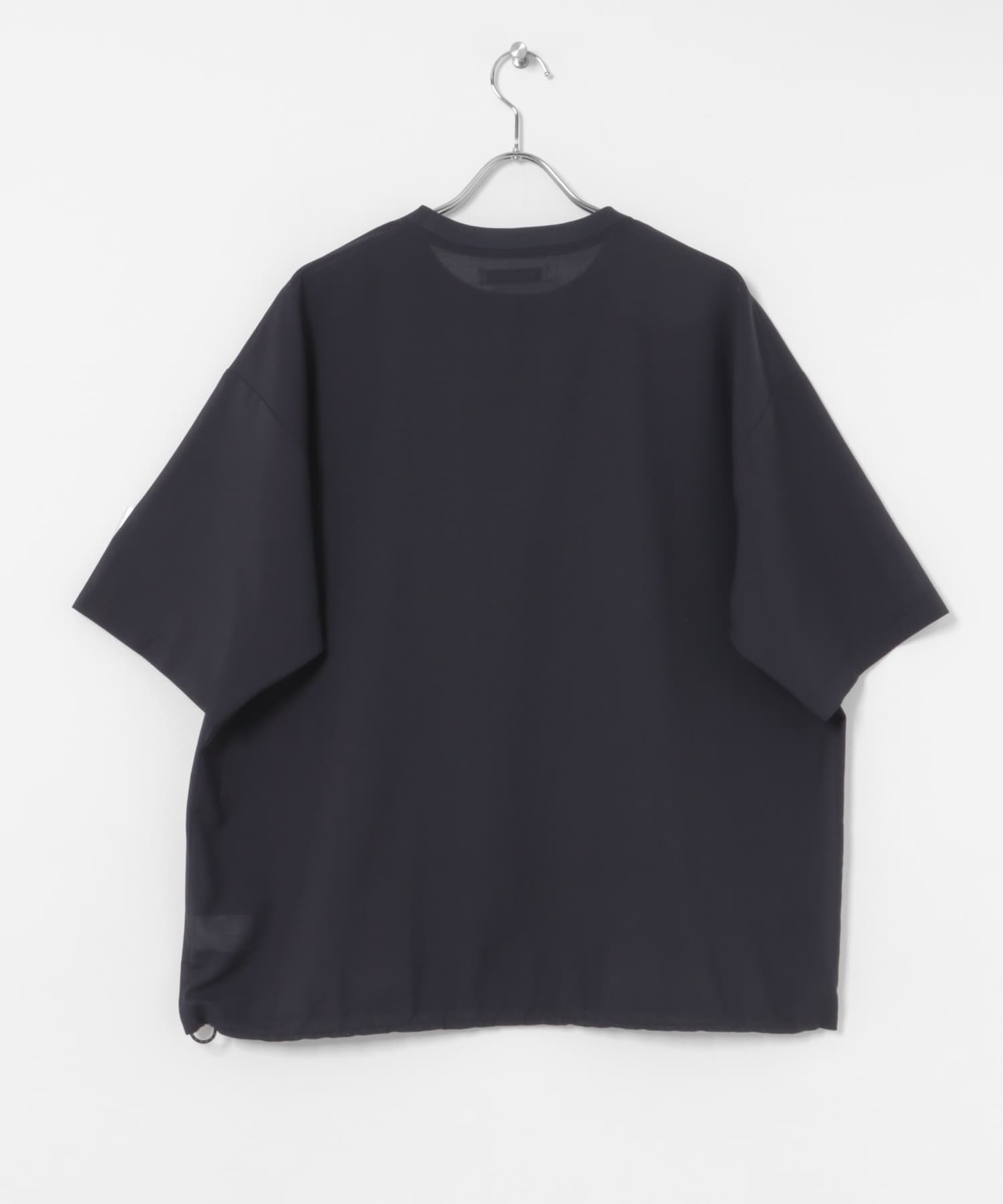 ウォッシャブルウールサイロフィルショートスリーブ Tシャツ NAVY M