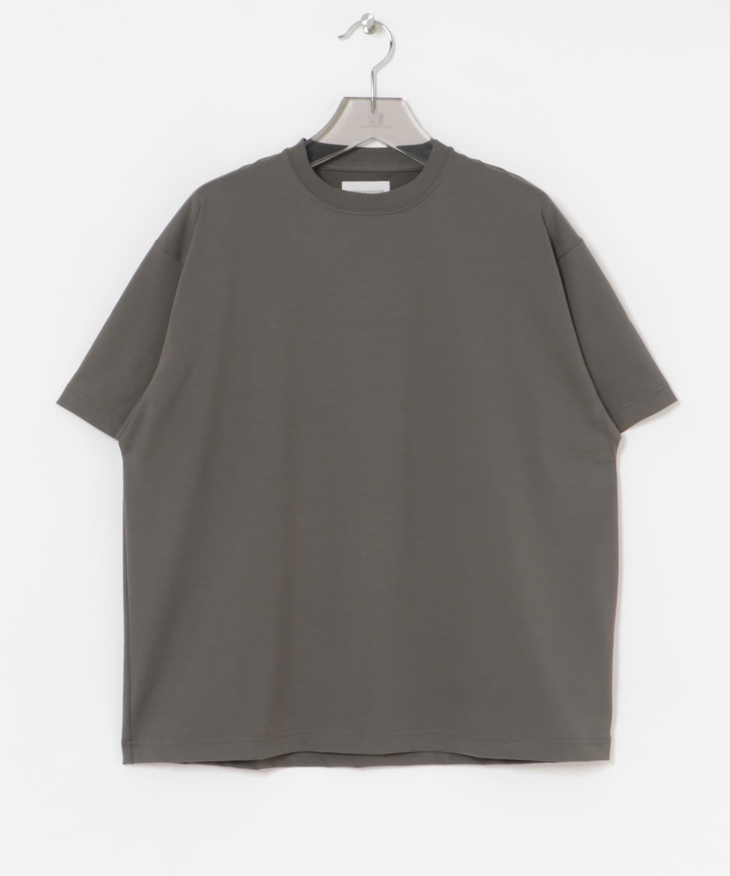 new basic　クールドライツイストヒートブロックショートスリーブ CHARCOAL M