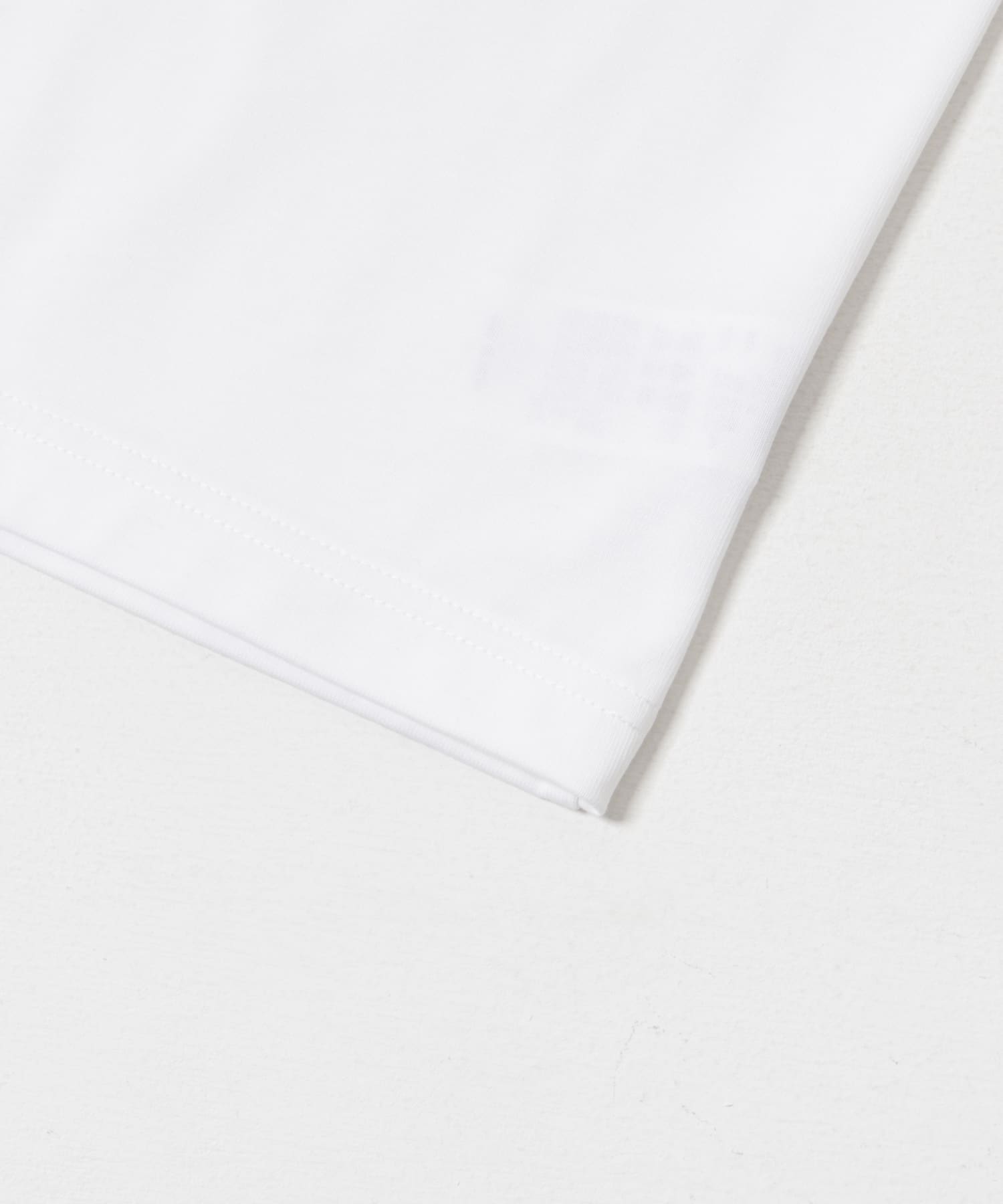new basic　クールドライツイストヒートブロックショートスリーブ WHITE M