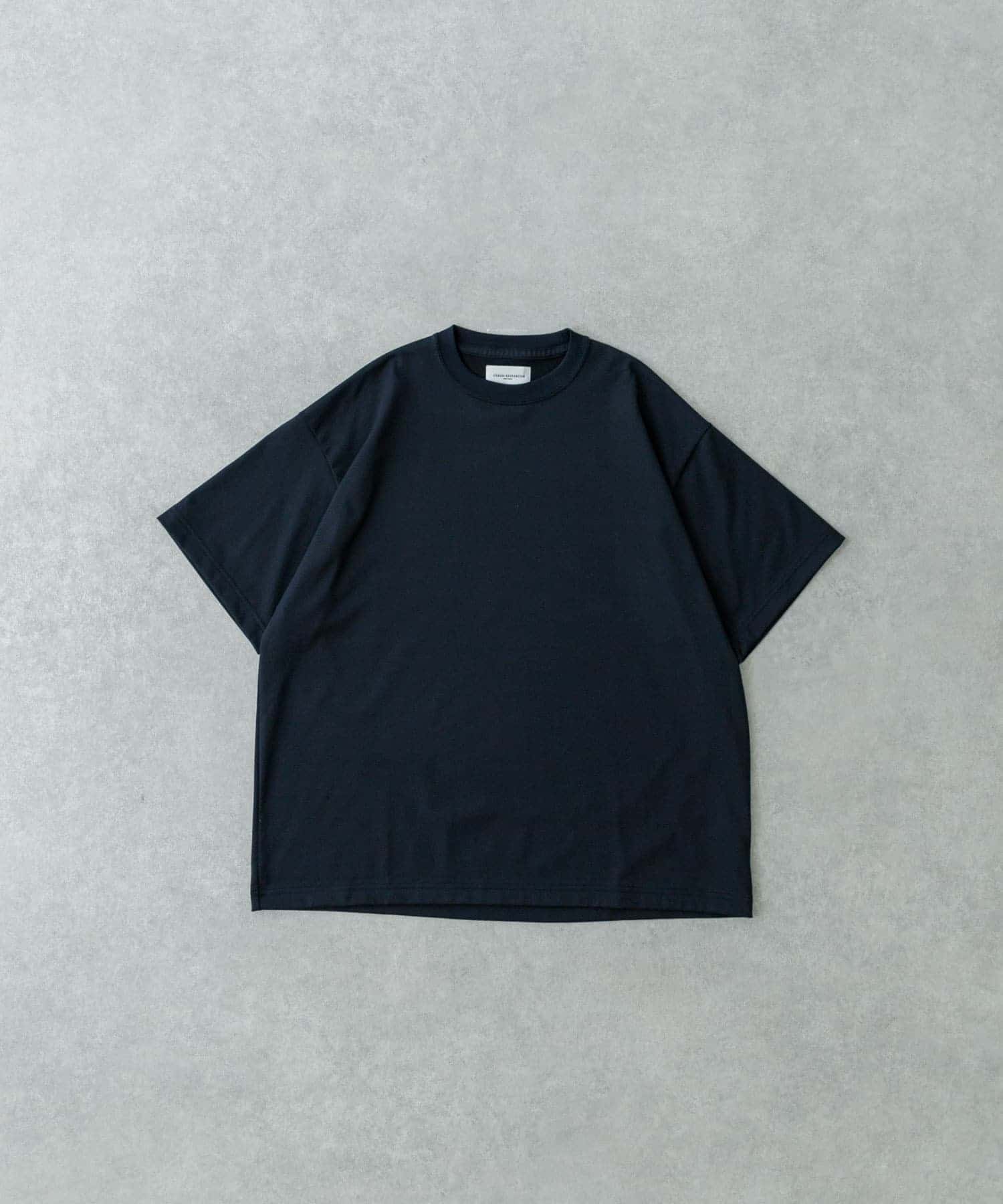 new basic　クールドライツイストヒートブロックショートスリーブ NAVY M