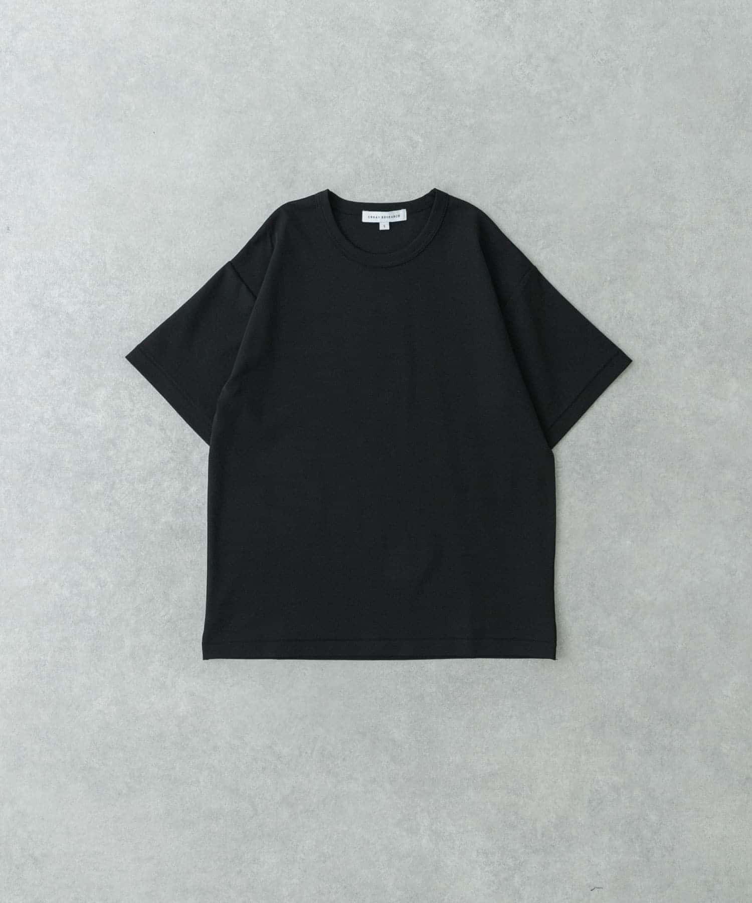 接触冷感スムージーTシャツ BLACK S