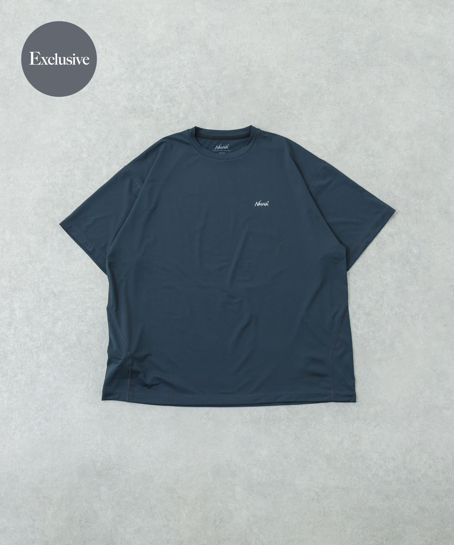 『別注』NANGA×URBAN RESEARCH RASH GUARD SHORT-SLEEVE CHARCOAL M